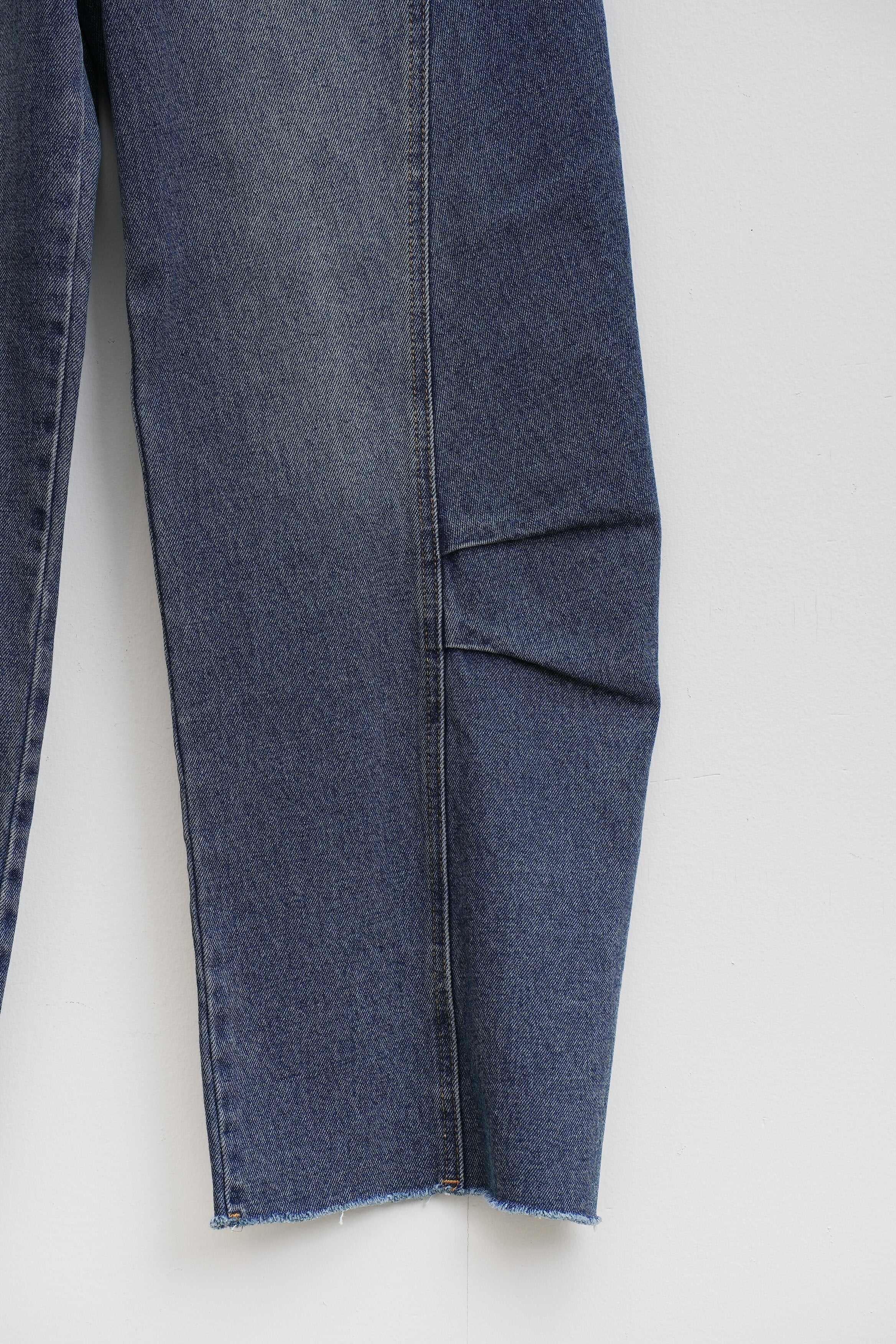【YENN】KNEE TUCK DENIM PT_250502007955