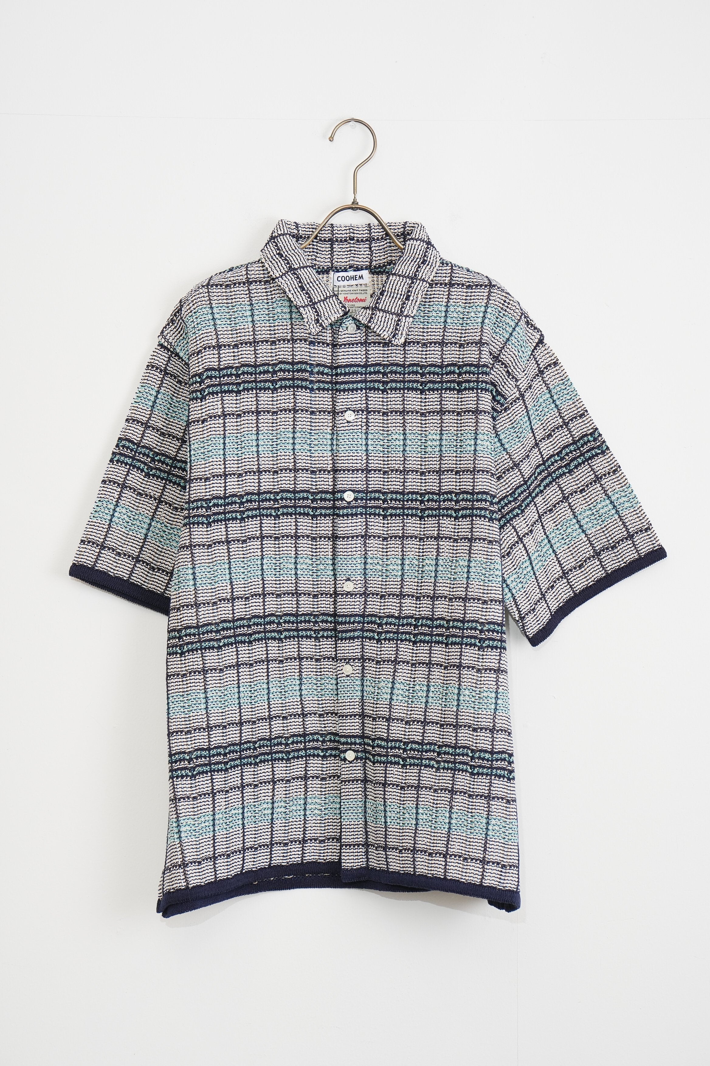【COOHEM〈men's〉】SUKASHI CHECK TWEED S/T_250326005065