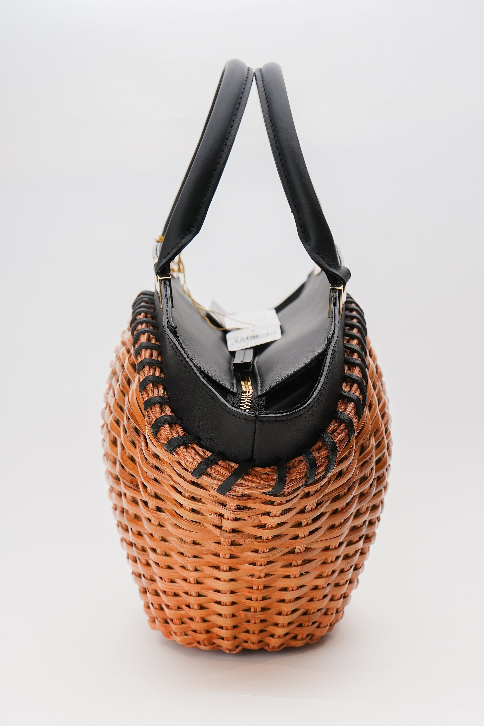 【VIOLAd'ORO】スプリットラタン×レザートートバッグ_250502007853