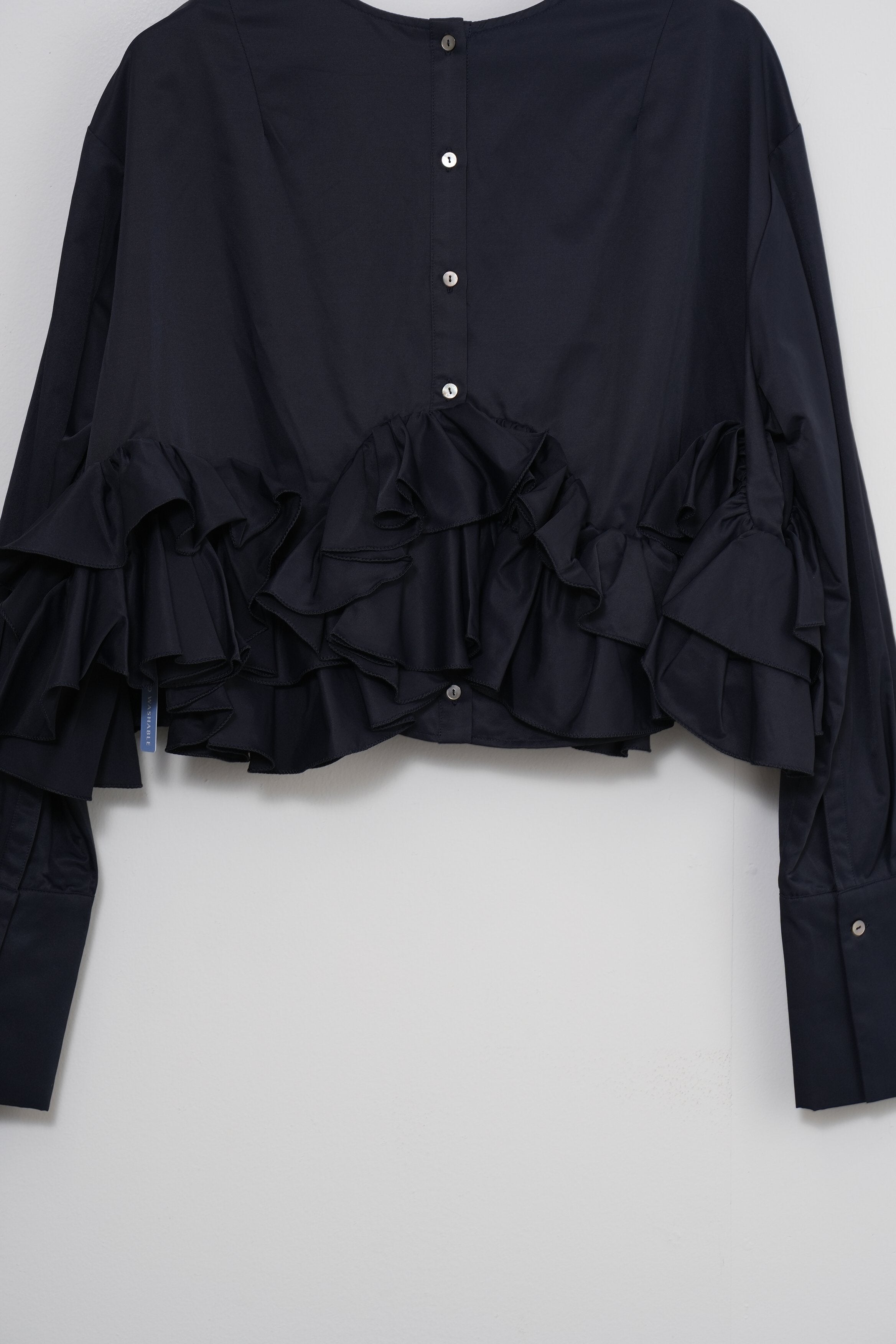 【MARILYN MOON】2way spiral raffle blouse_240807000488