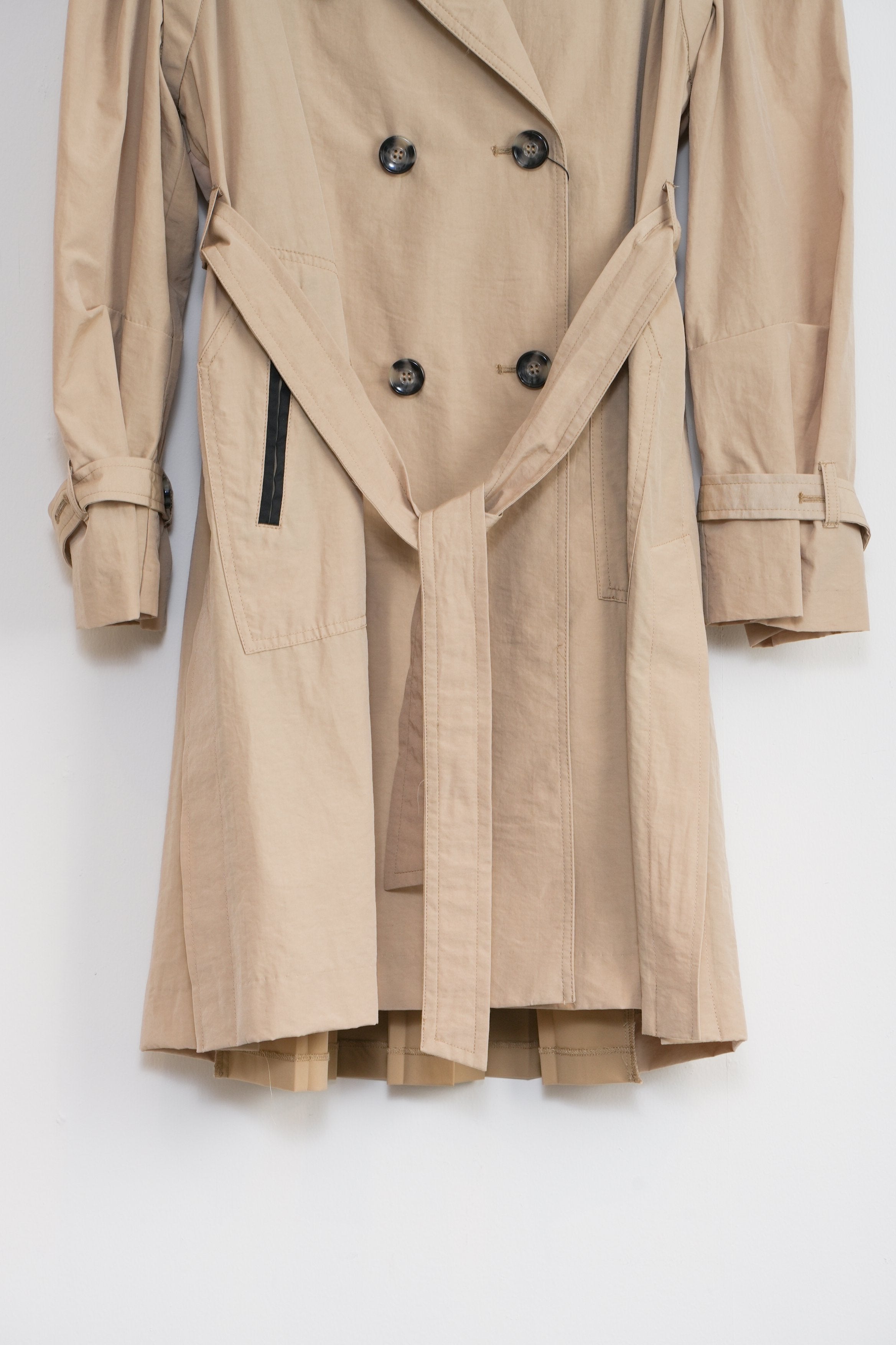 【Lallia Mù】デタッチスリーブミドルトレンチコート_240301008182