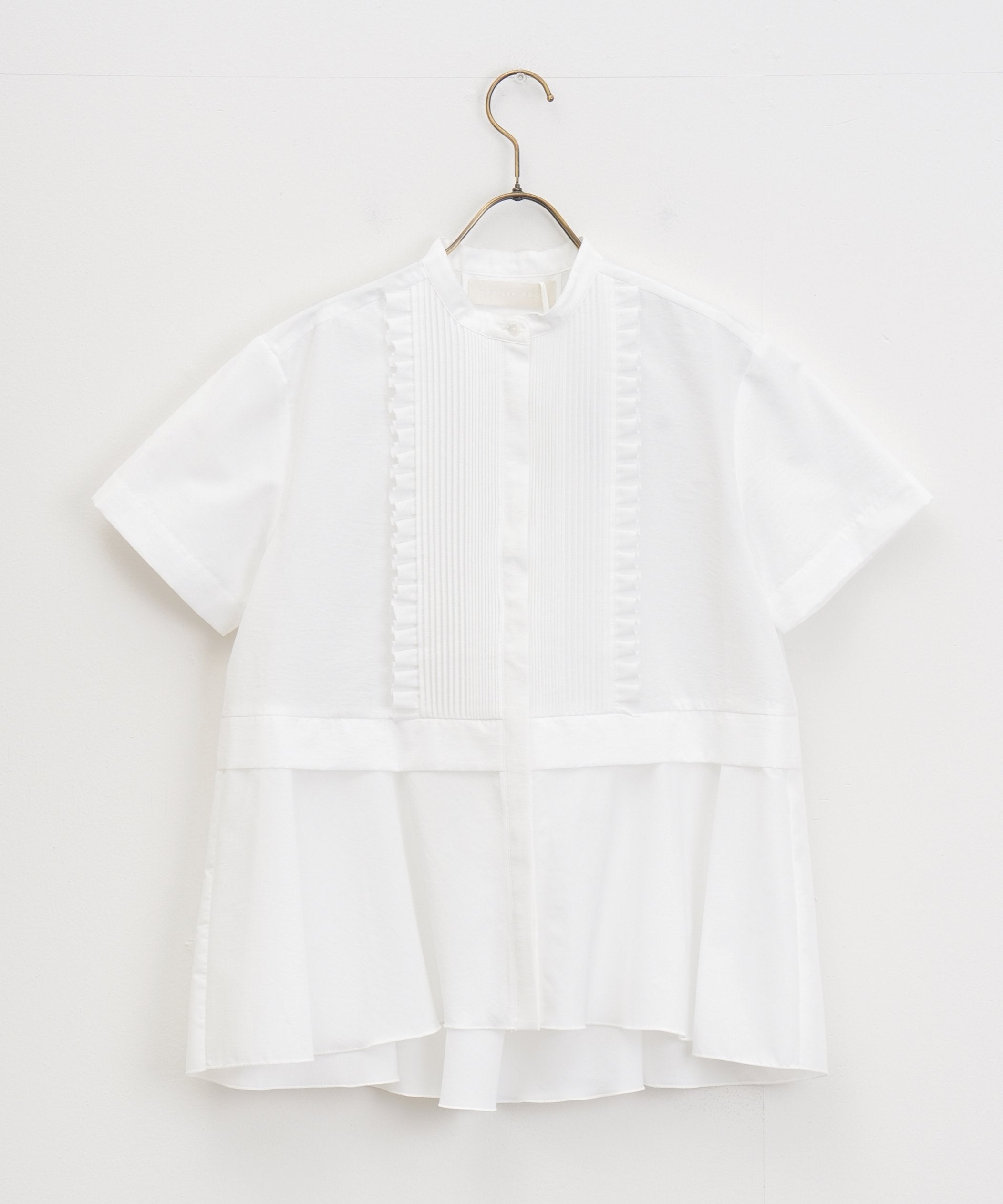 【MARILYN MOON】タックフリルフレアハーフスリーブシャツ_250328005237