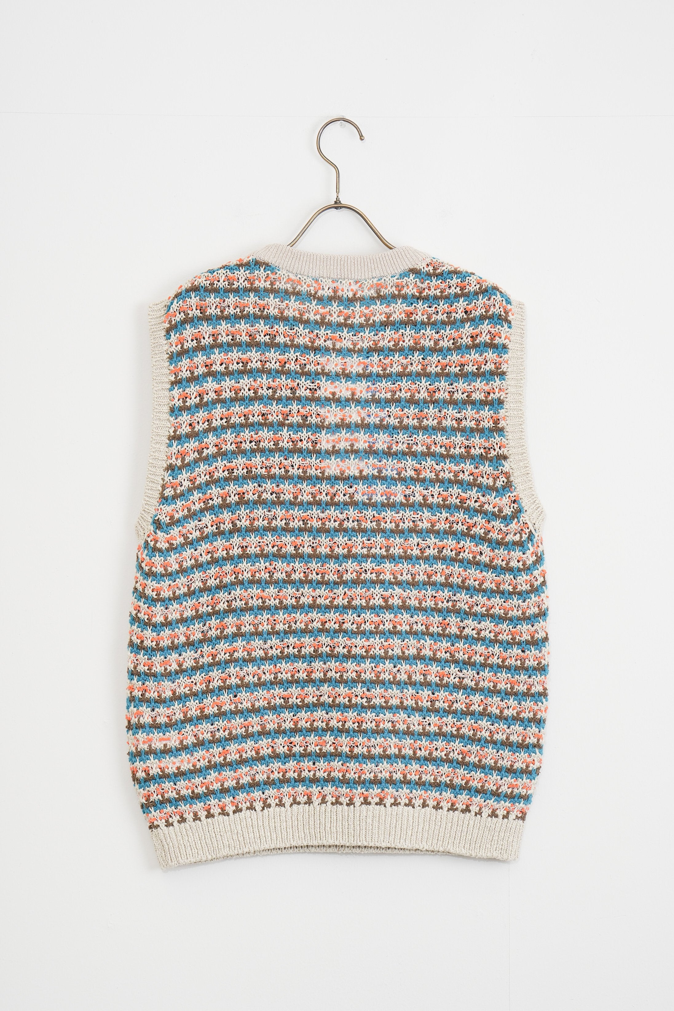 【COOHEM〈men's〉】SUKASHI BORDER KNIT V/T_250326005063