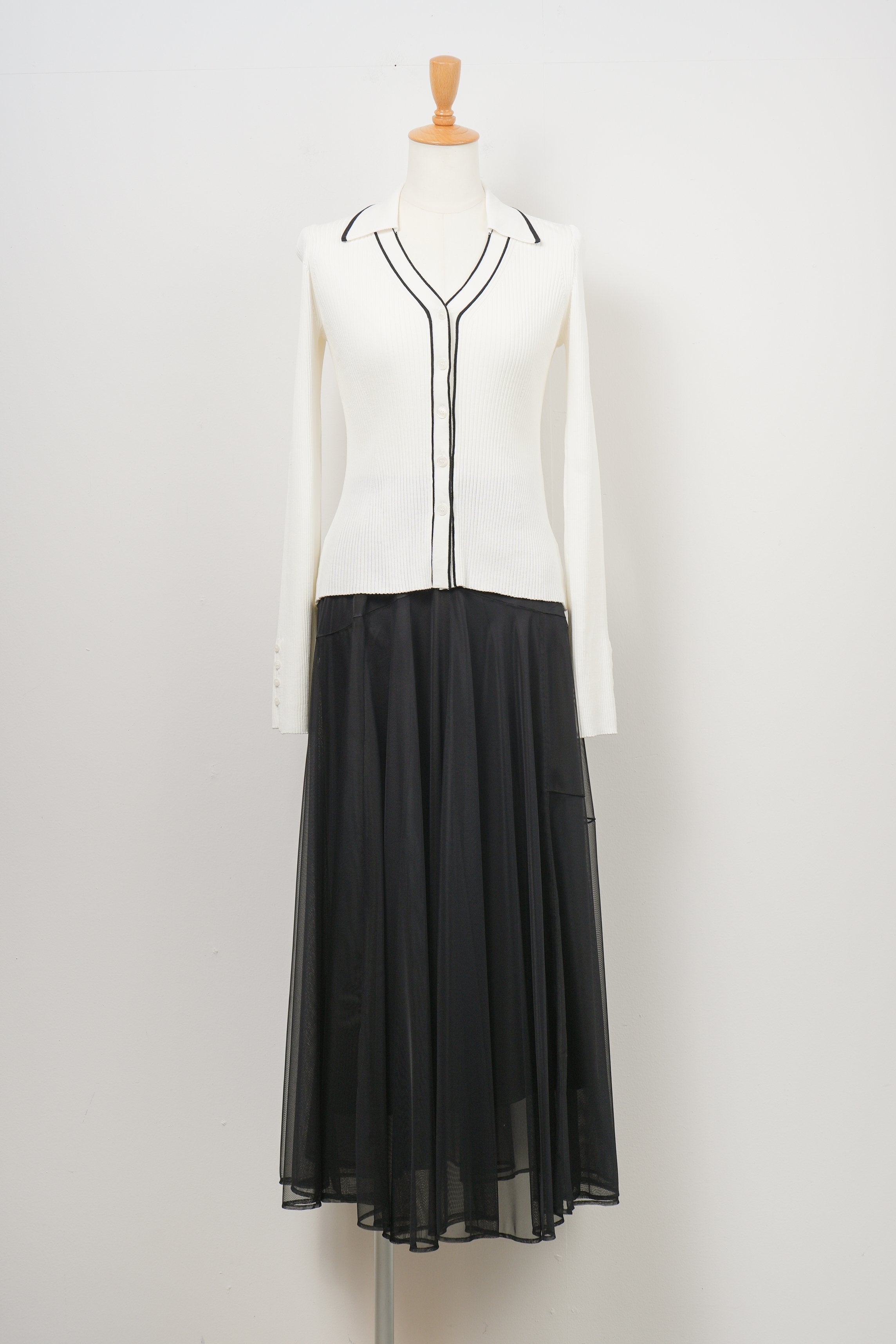 【FRAY I.D】オープンカラーポロセットワンピース_250214002341