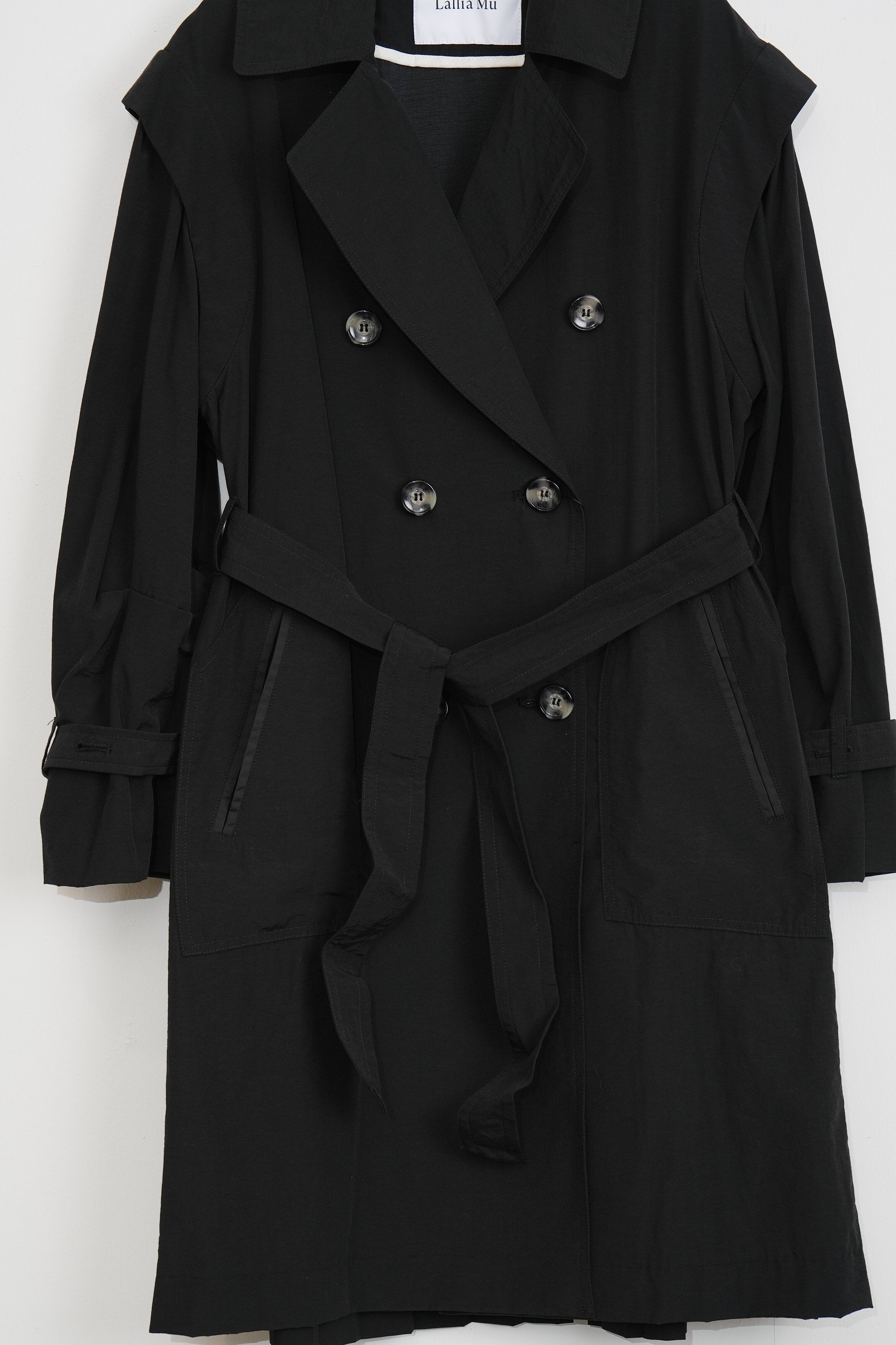 【Lallia Mù】デタッチスリーブミドルトレンチコート_240301008182