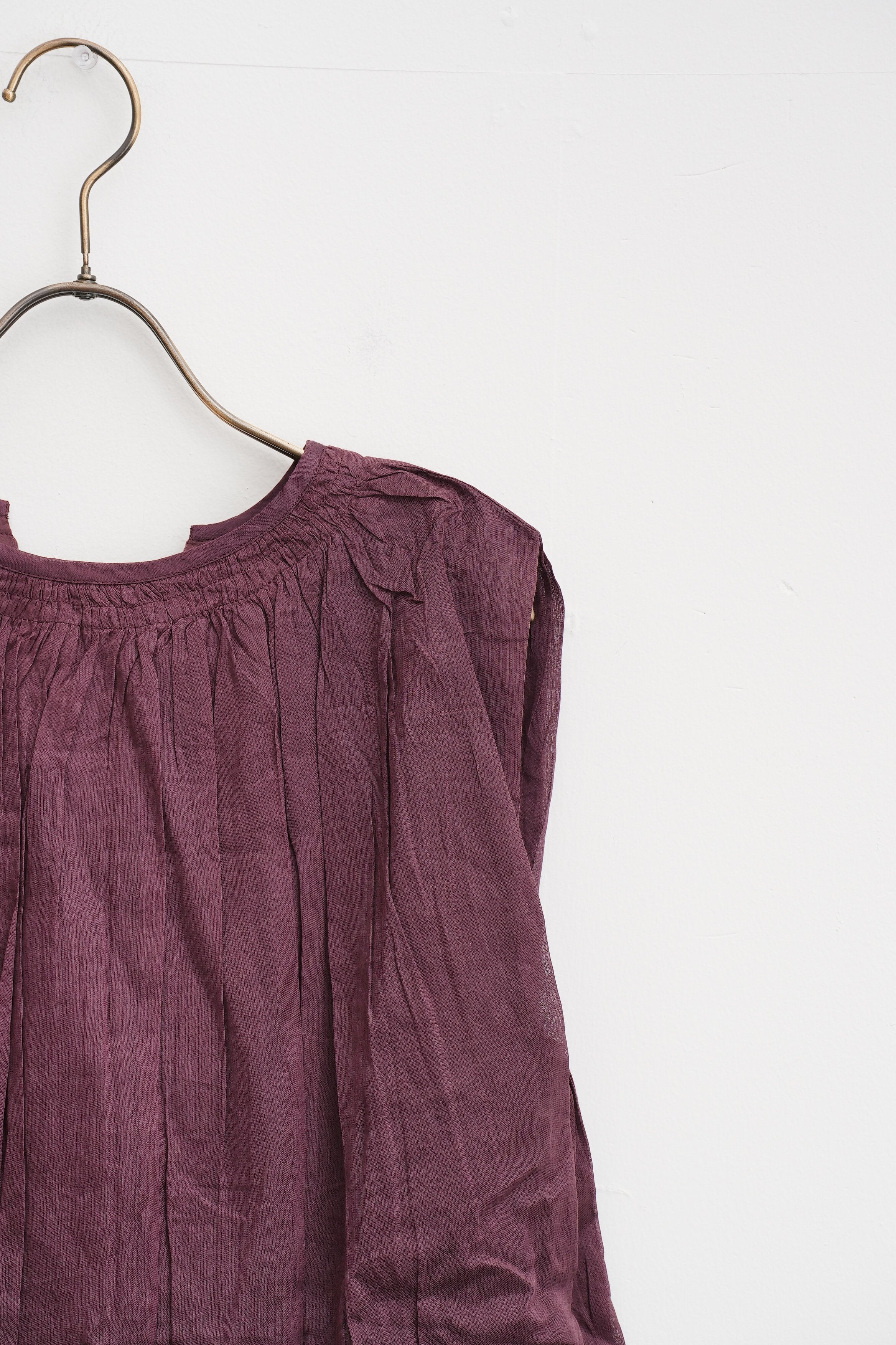 【MARILYN MOON】2WAYタックテクニックシアーコットンバルーンブラウス _250522009075