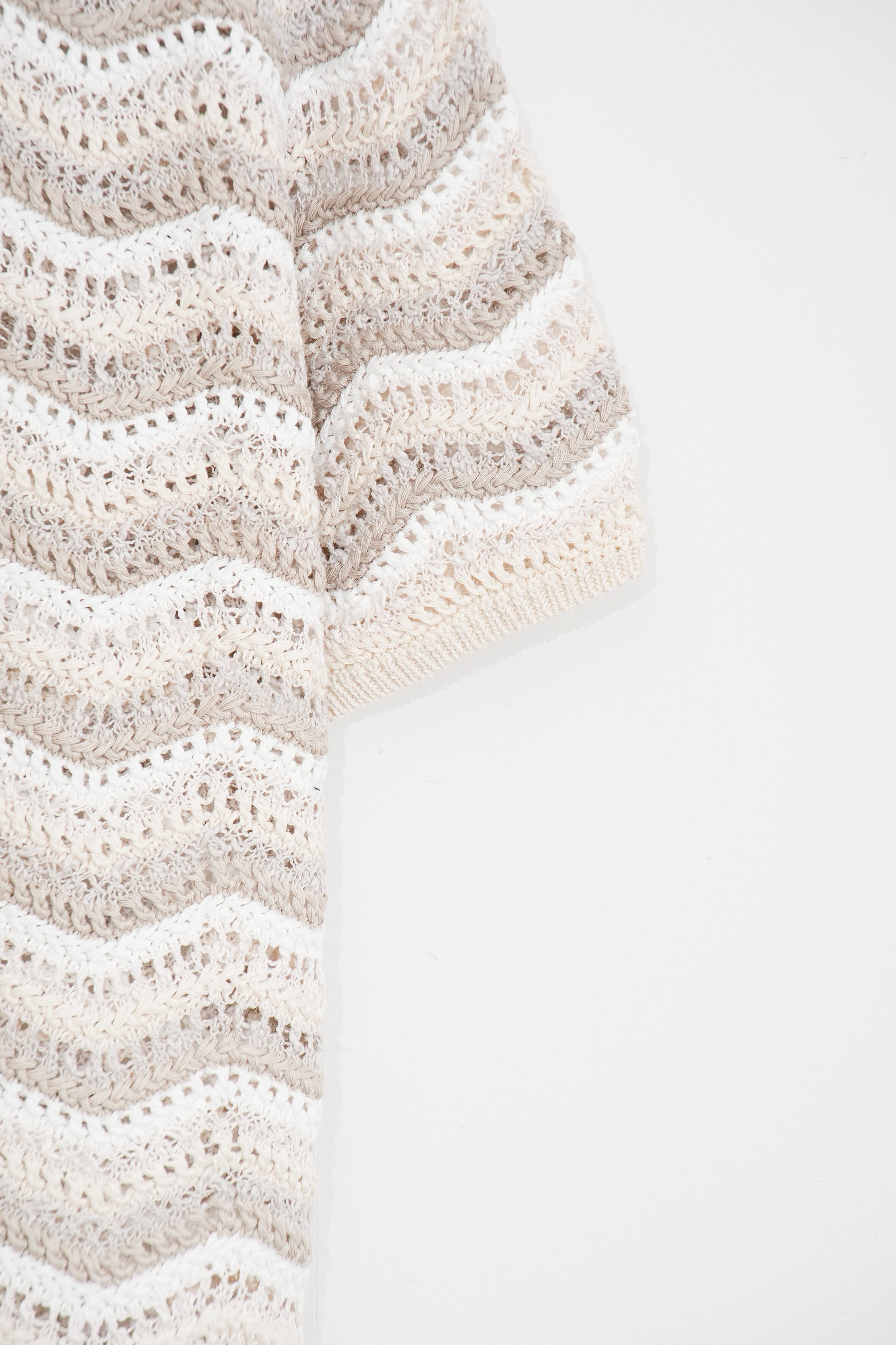 【COOHEM〈women's〉】ZIGZAG SUKASHI KNIT P/O_250326005055