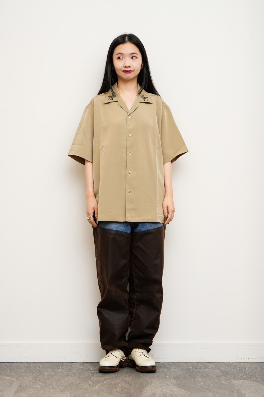 【oryo】オープンカラーシャツ_23920538