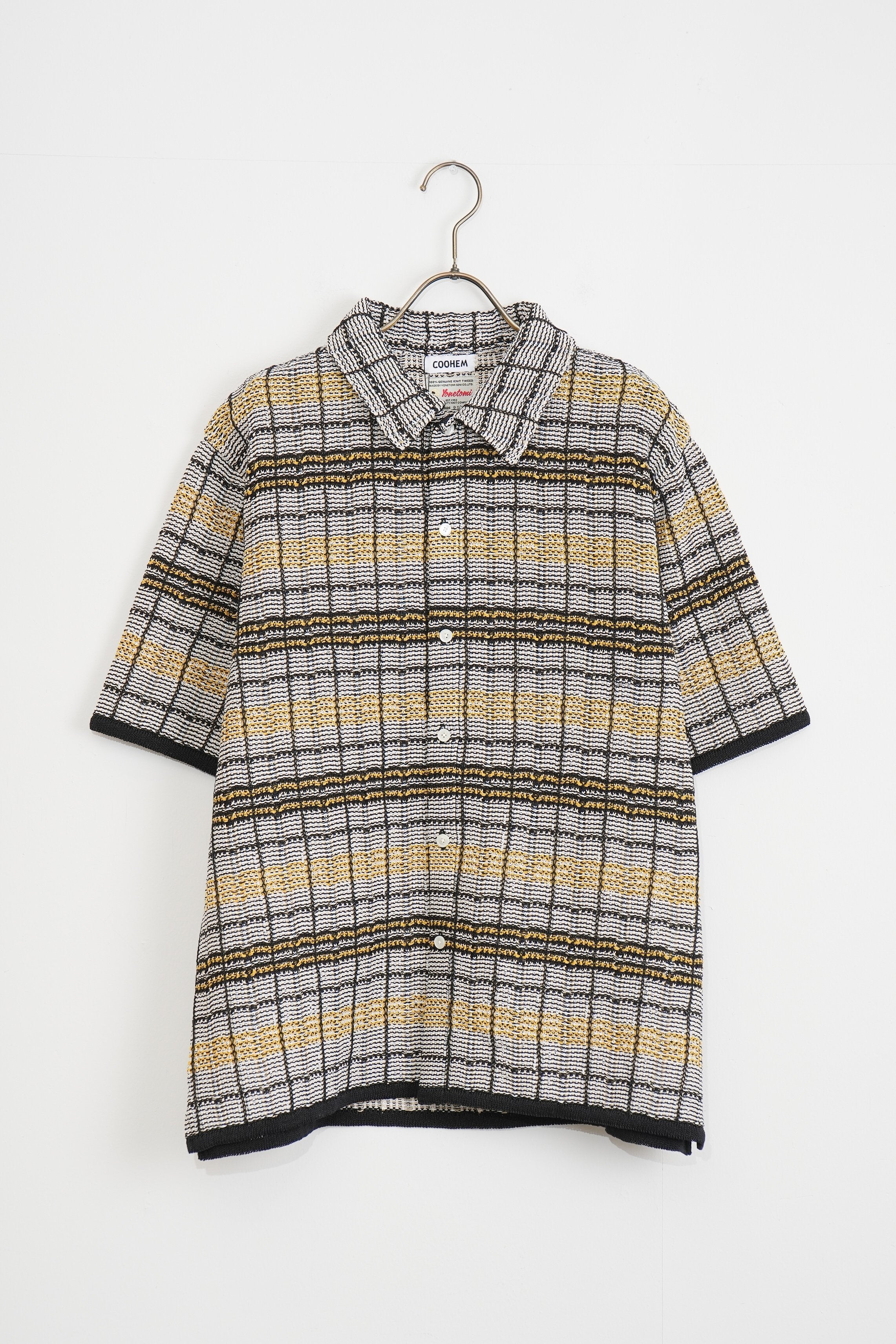 【COOHEM〈men's〉】SUKASHI CHECK TWEED S/T_250326005065