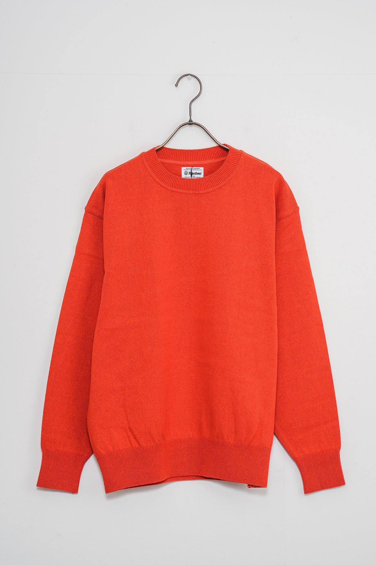 【Yonetomi〈unisex〉】WAVE COTTON KNIT P/O〈SOLID〉_240727009869