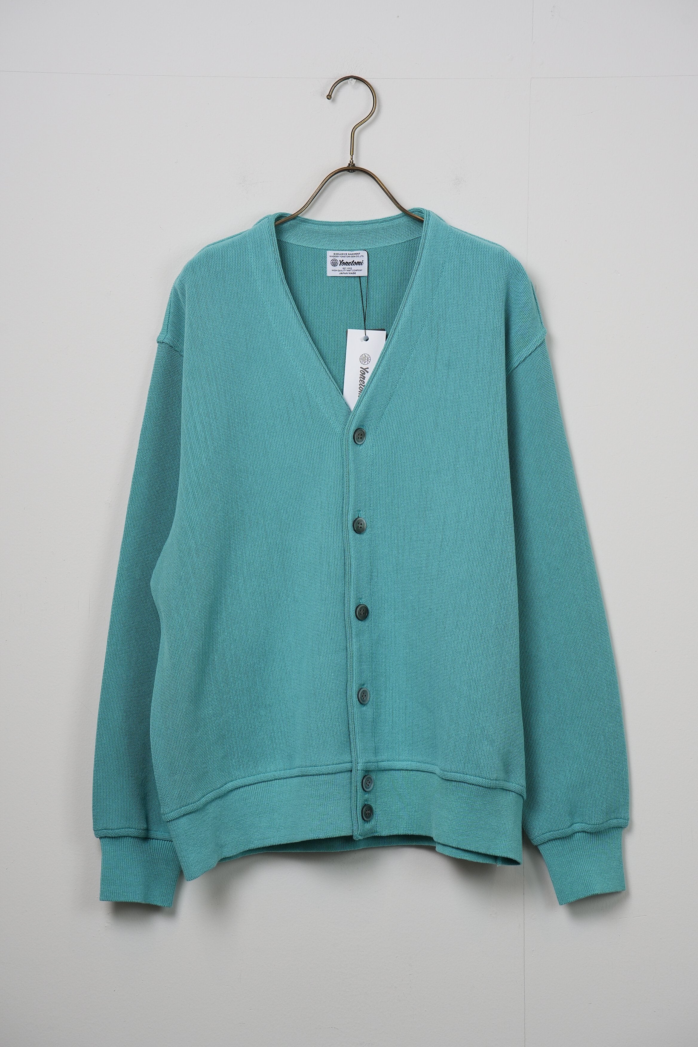 【Yonetomi〈unisex〉】GIMA COTTON KNIT C/D (V NECK)_250228003409