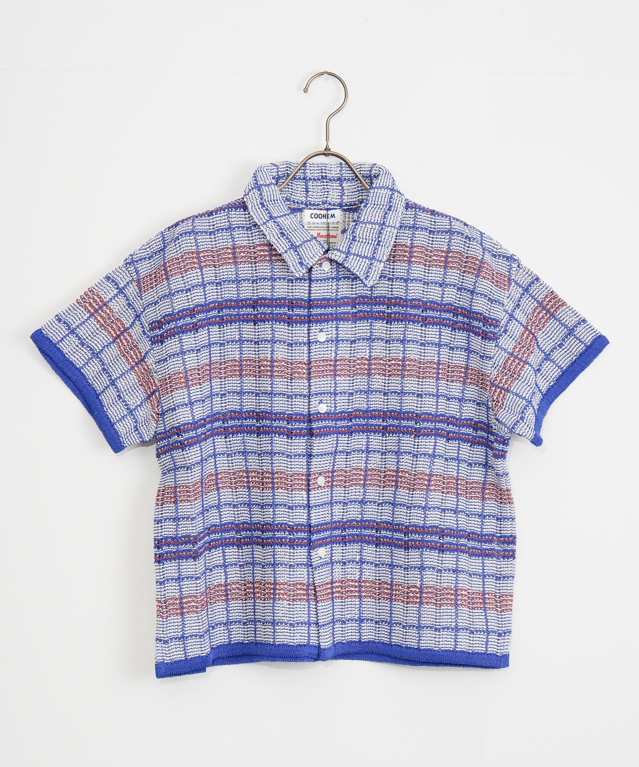 【COOHEM〈women's〉】SUKASHI CHECK TWEED S/T_250326005059