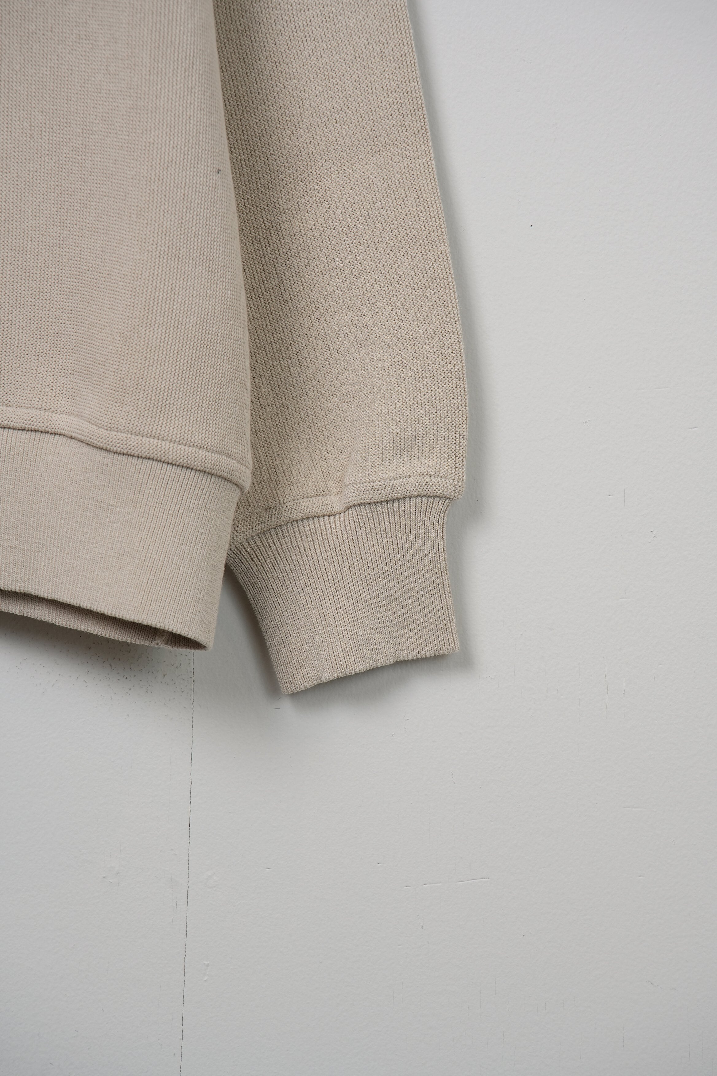 【Yonetomi〈unisex〉】GIMA COTTON KNIT C/D (V NECK)_250228003409