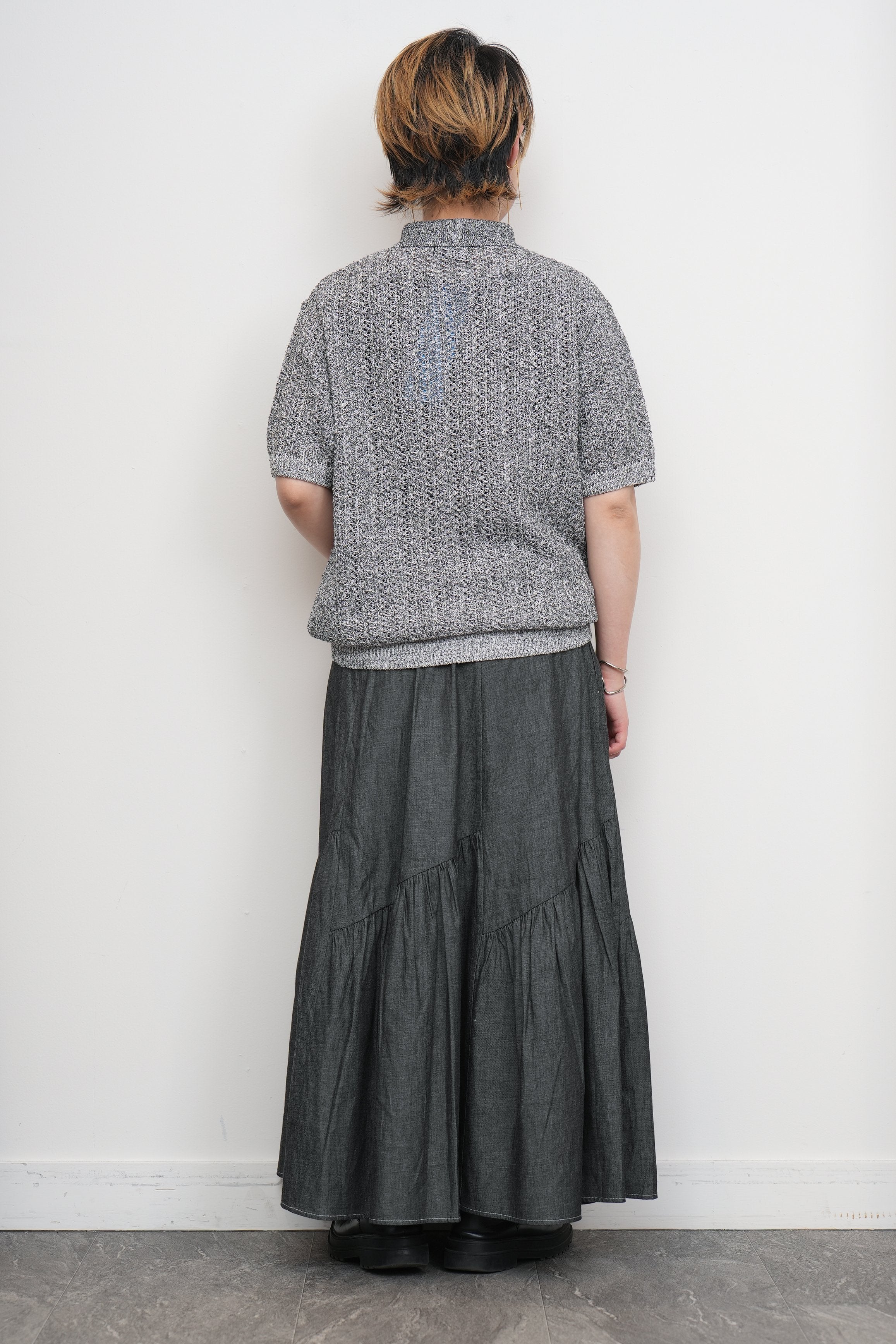 【COOHEM〈men's〉】SHADOW STRIPE KNIT P/L_250228003398