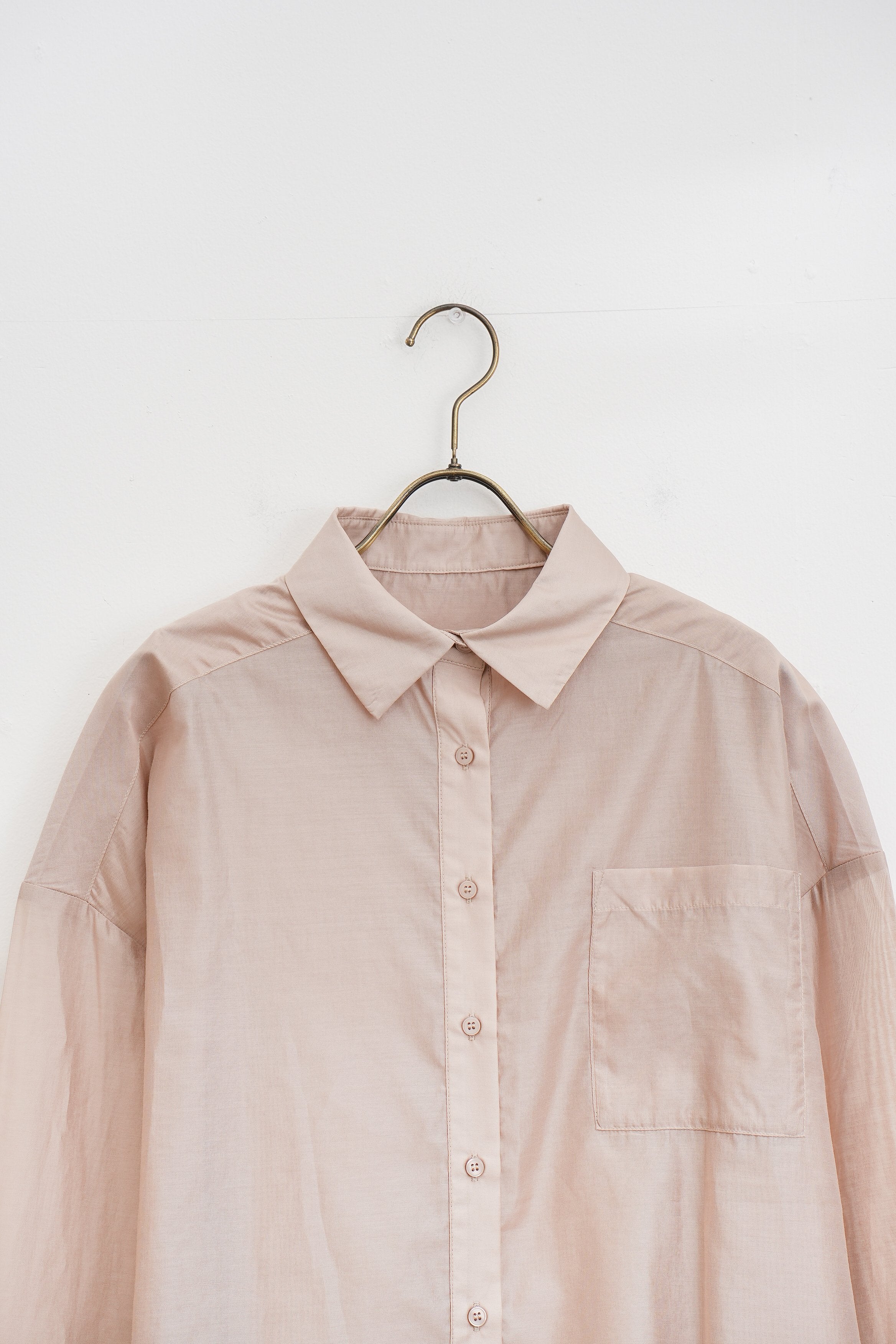 【ROSIEE】 シアーシャツ_250124001200