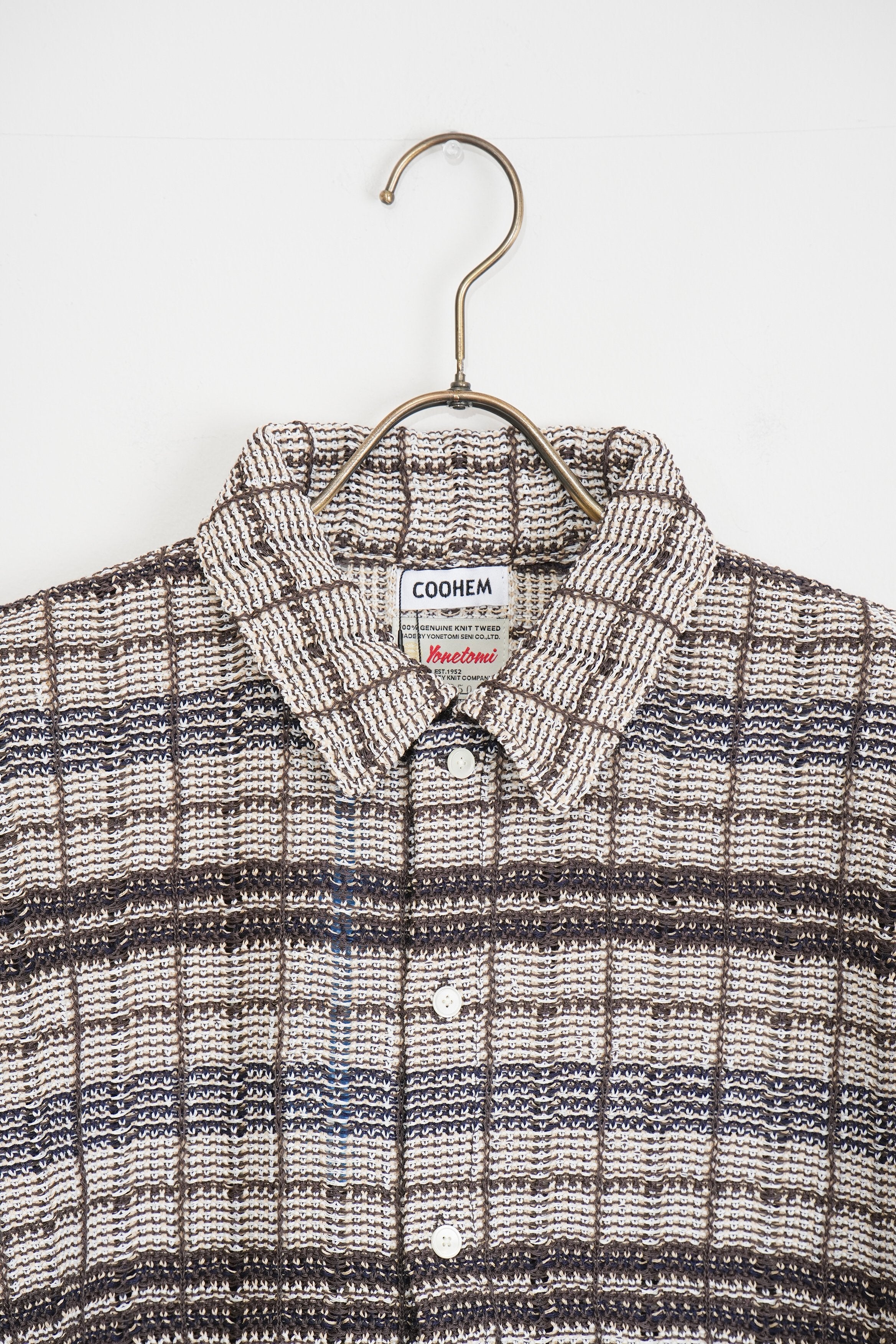 【COOHEM〈women's〉】SUKASHI CHECK TWEED S/T_250326005059