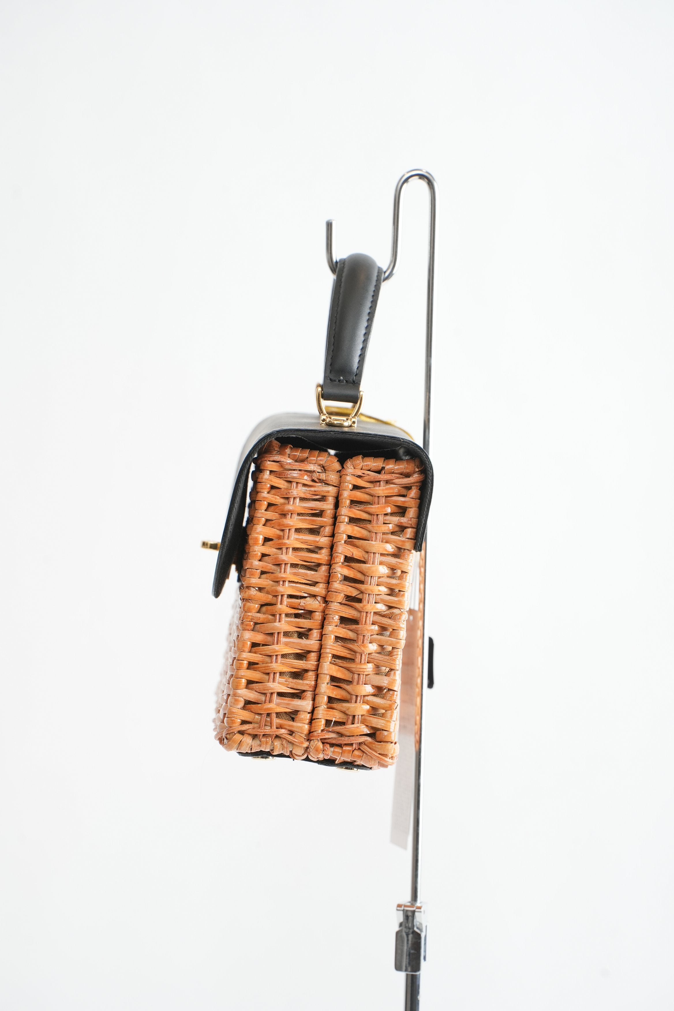 【VIOLAd'ORO】MIRO スプリットラタン 2WAYトップハンドルバッグ_240318009748