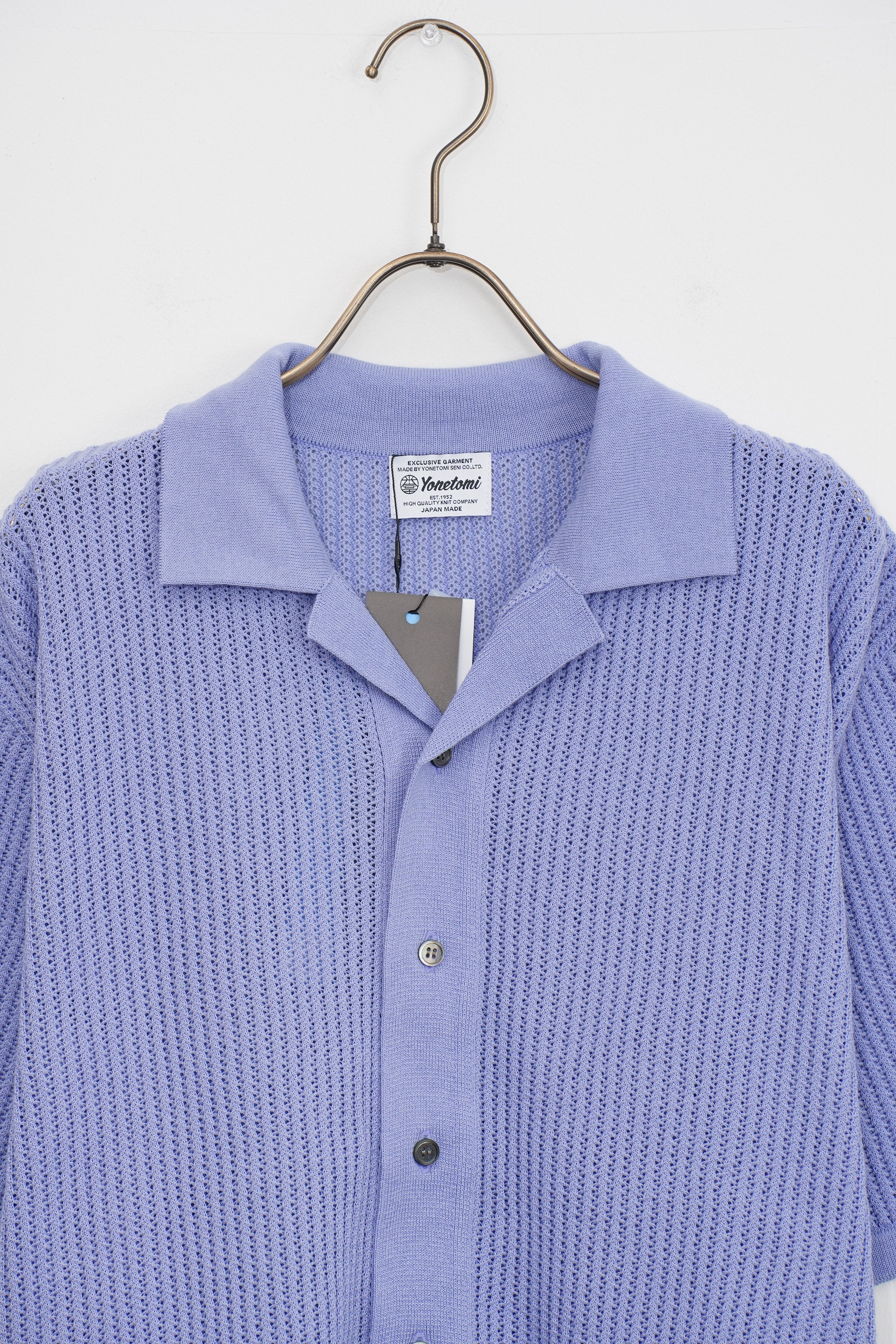 【Yonetomi〈unisex〉】COTTON SUKASHI KNIT S/T_250422006843