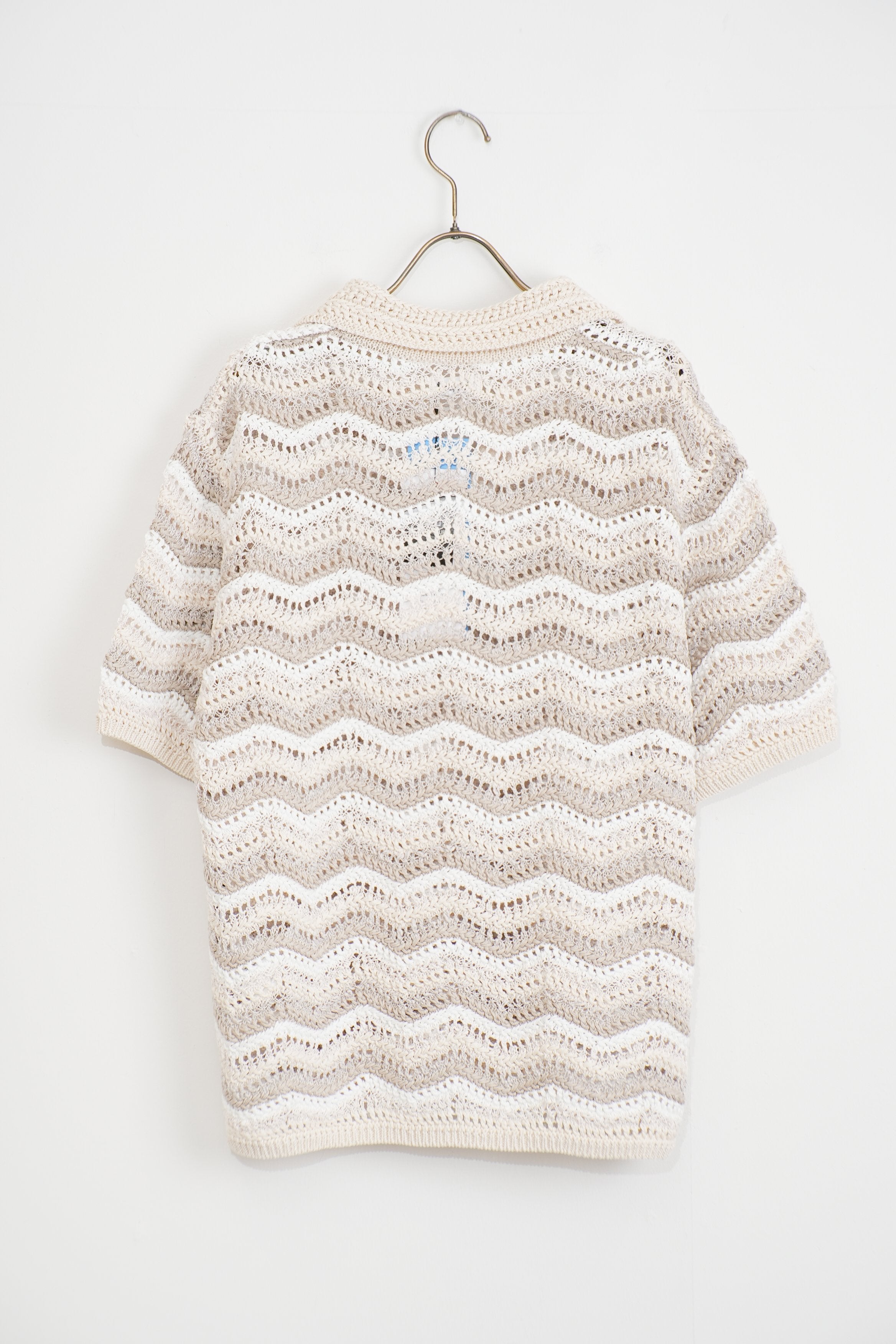 【COOHEM〈women's〉】ZIGZAG SUKASHI KNIT P/O_250326005055