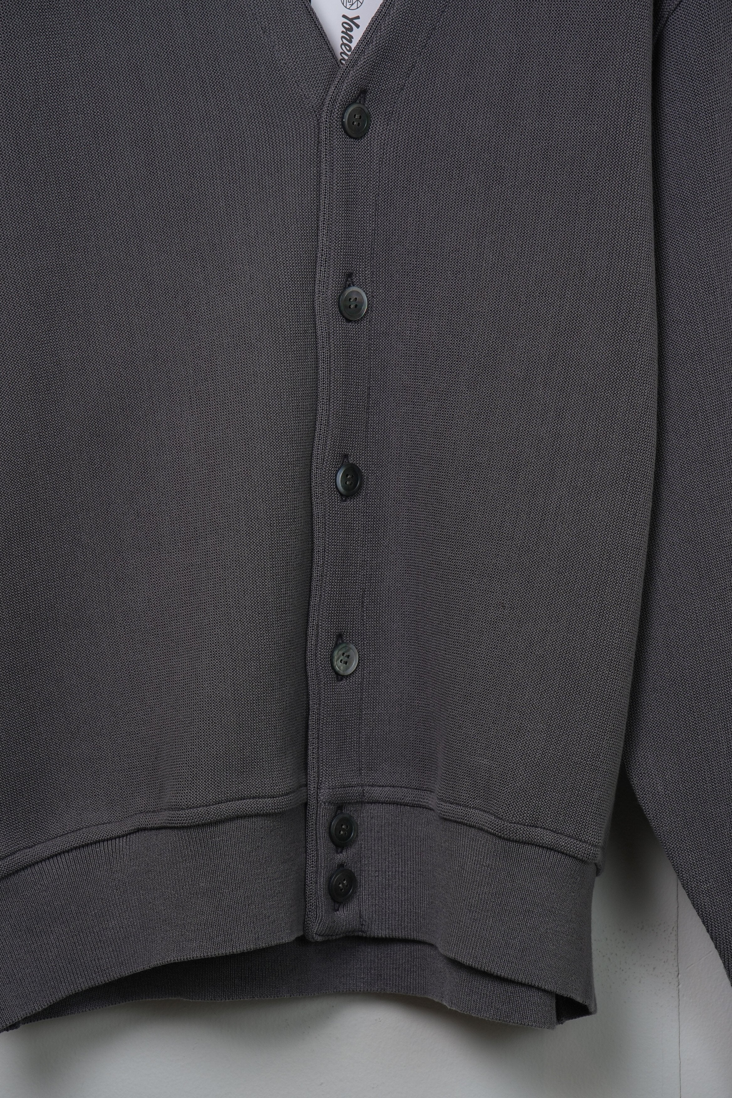 【Yonetomi〈unisex〉】GIMA COTTON KNIT C/D (V NECK)_250228003409