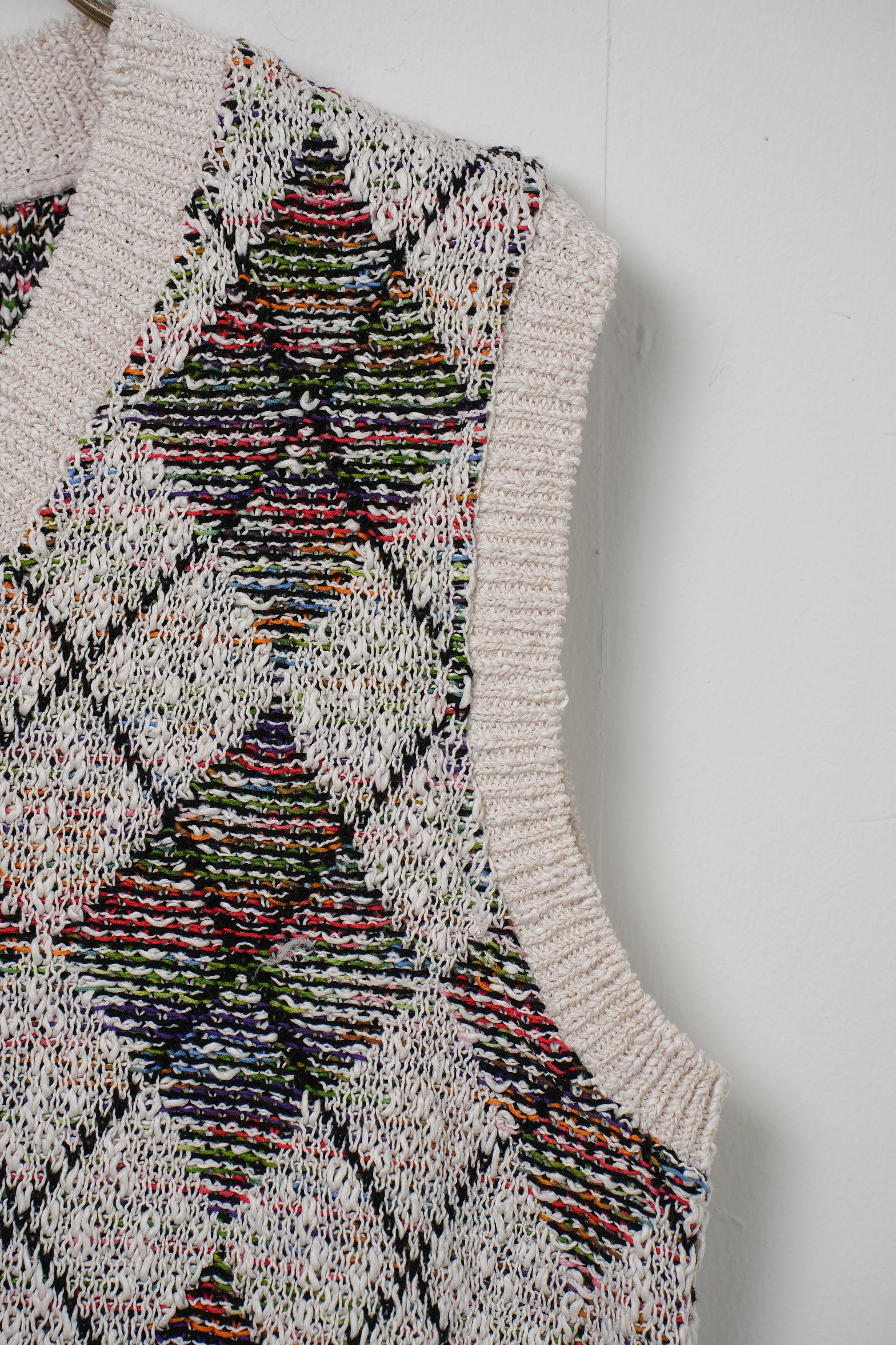 【COOHEM〈women's〉】SUMMER ARGYLE KNIT V/T_250228003386