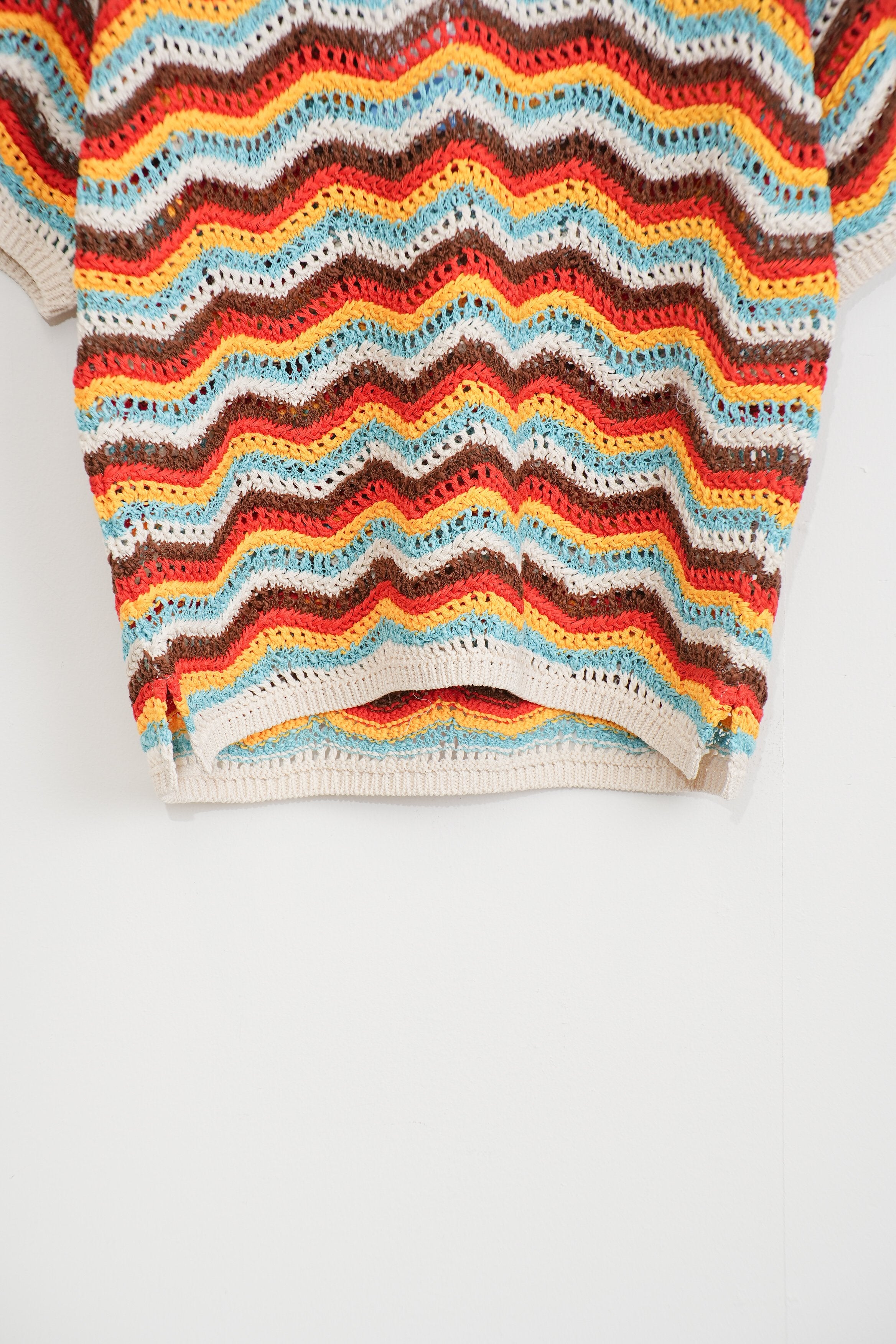 【COOHEM〈women's〉】ZIGZAG SUKASHI KNIT P/O_250326005055