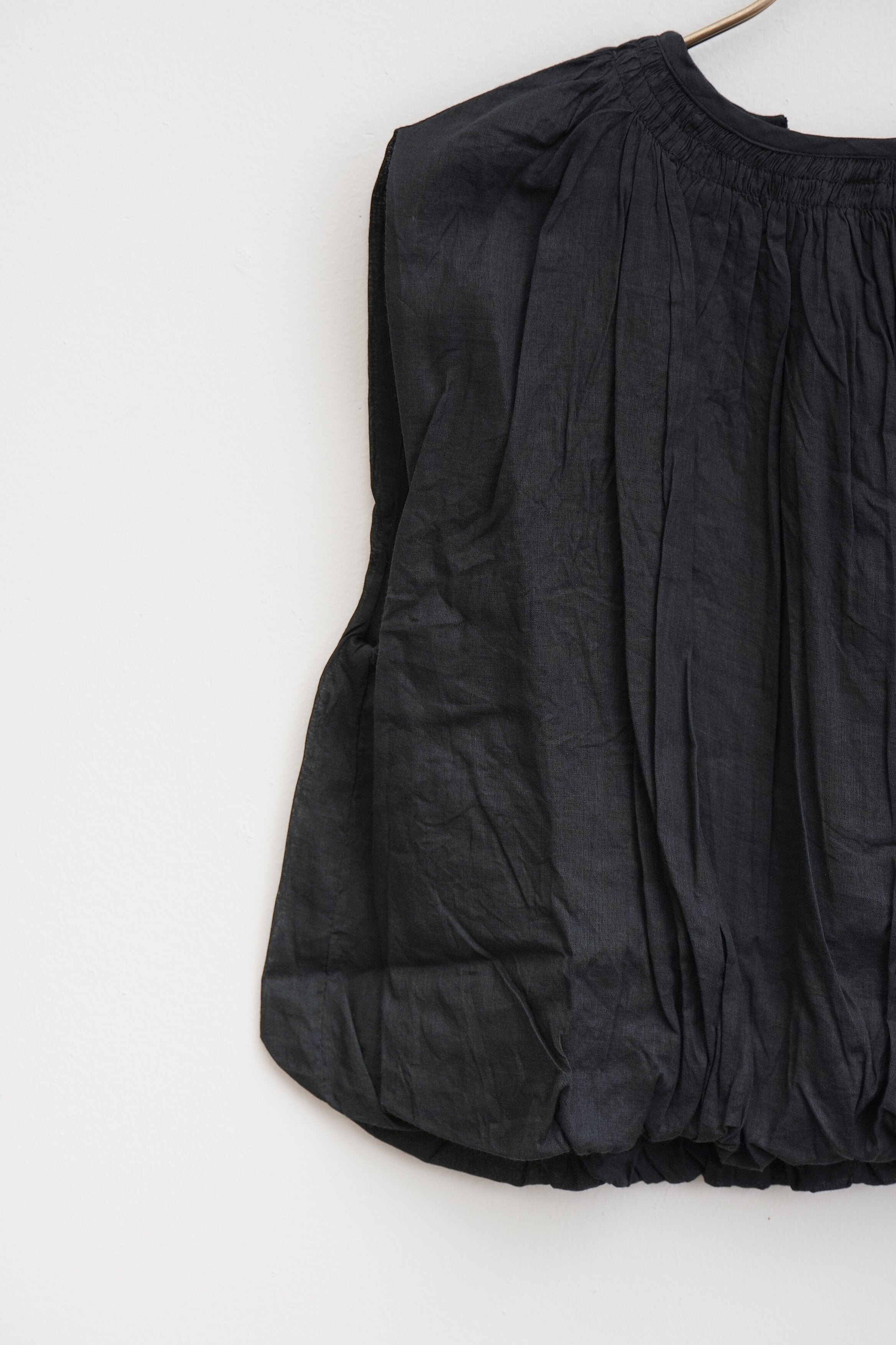 【MARILYN MOON】2WAYタックテクニックシアーコットンバルーンブラウス _250522009075