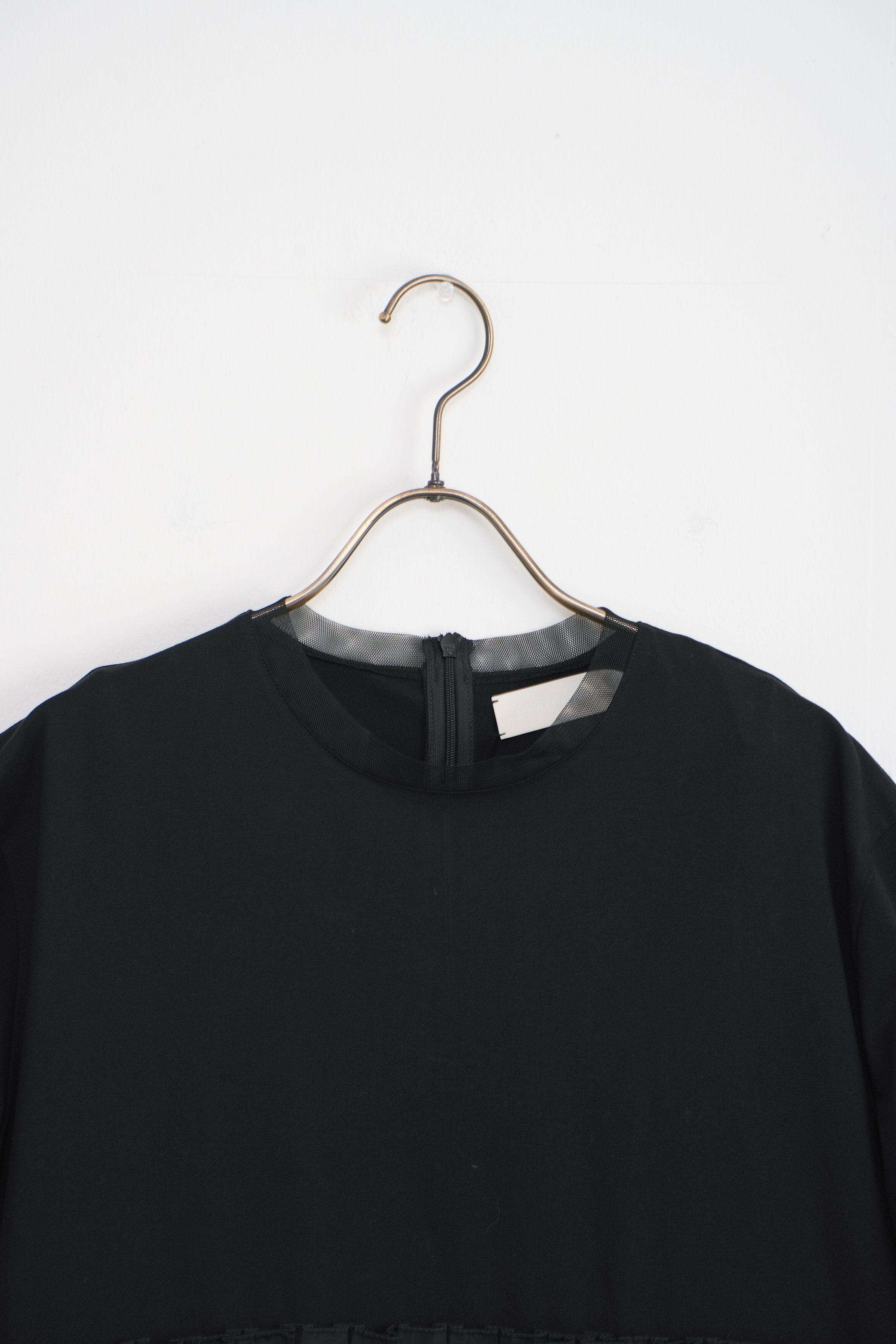 【MARILYN MOON】Raffle pleats layered dress_240404001503