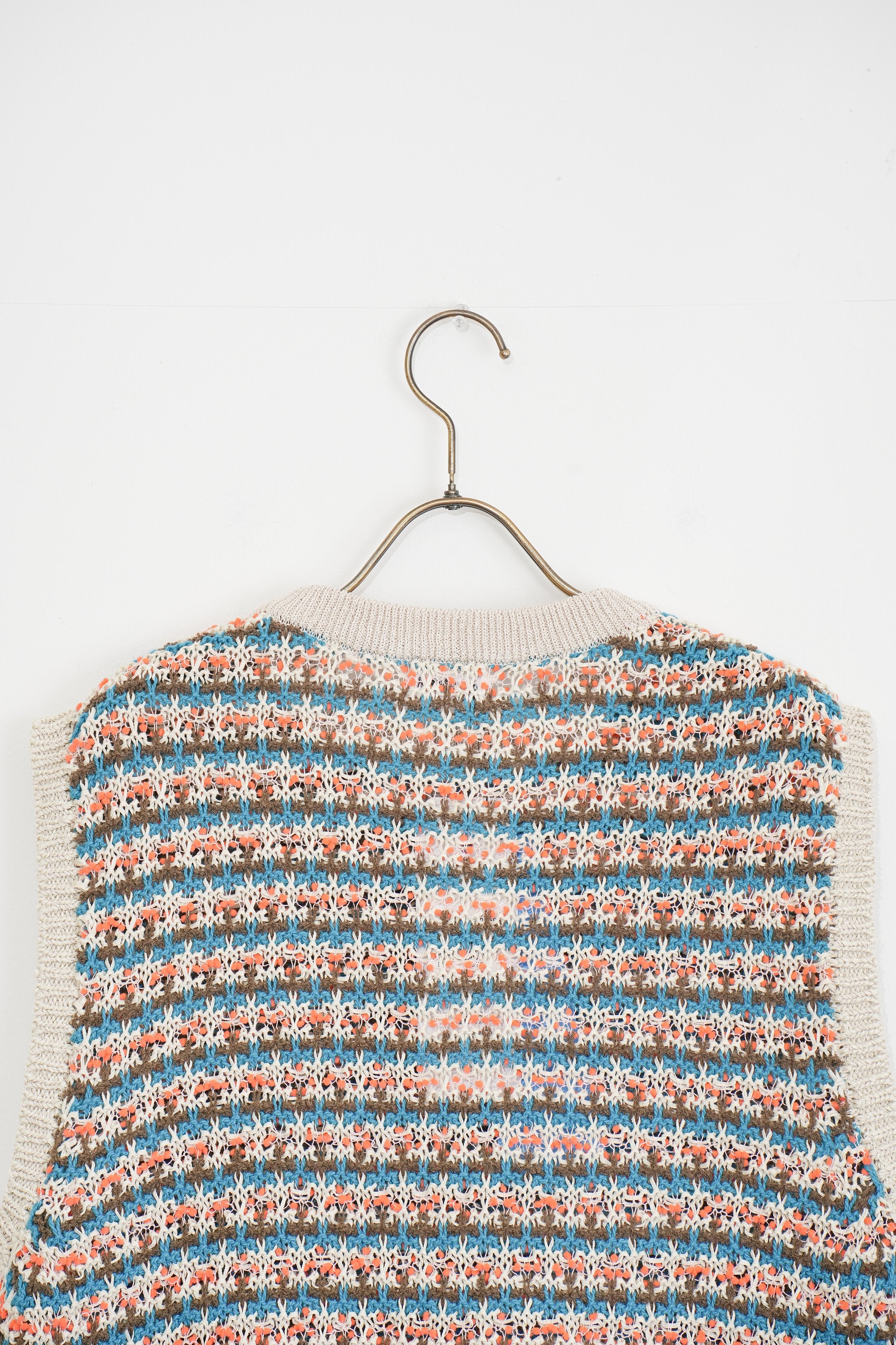 【COOHEM〈men's〉】SUKASHI BORDER KNIT V/T_250326005063