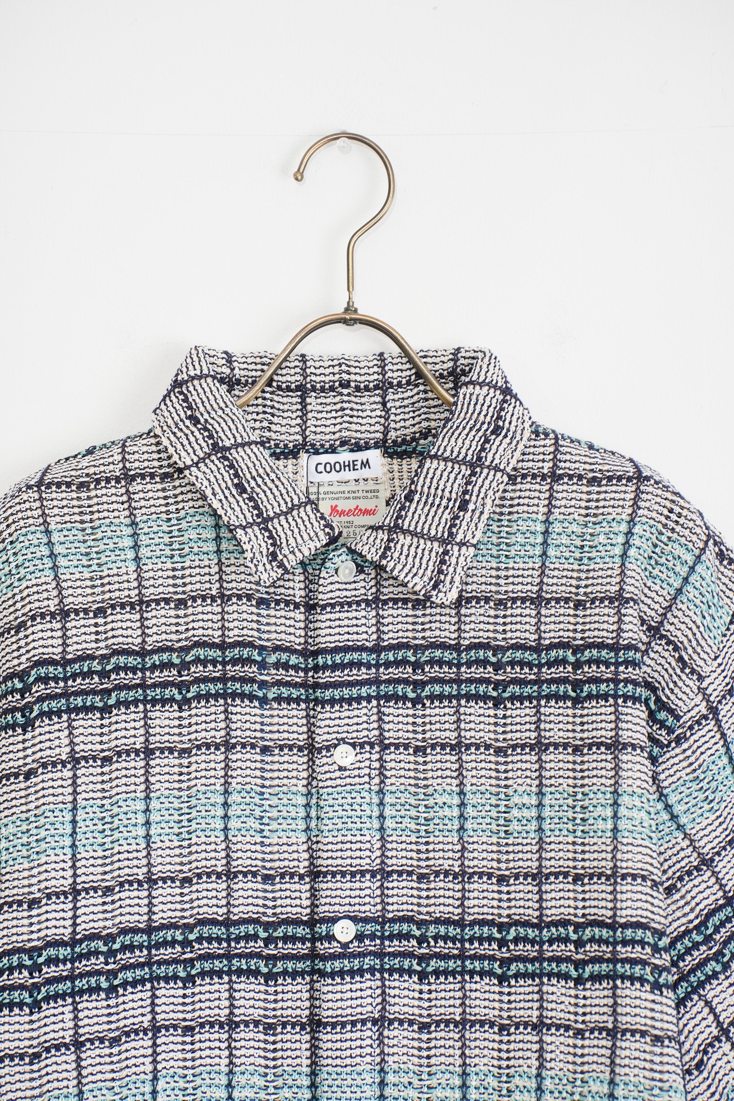 【COOHEM〈men's〉】SUKASHI CHECK TWEED S/T_250326005065