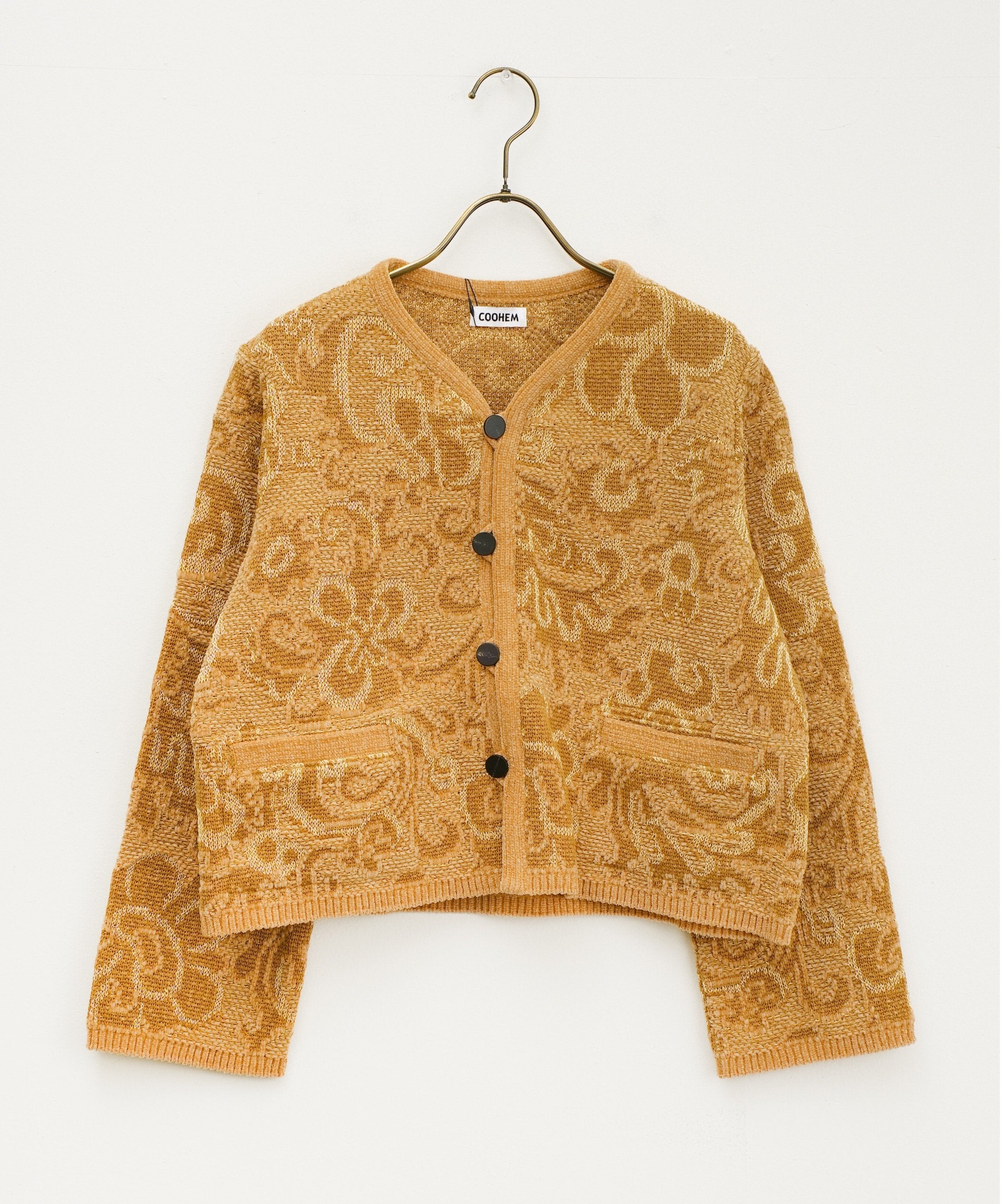 【COOHEM〈women's〉】GOBELIN JACQUARD KNIT JACKET_250828004505