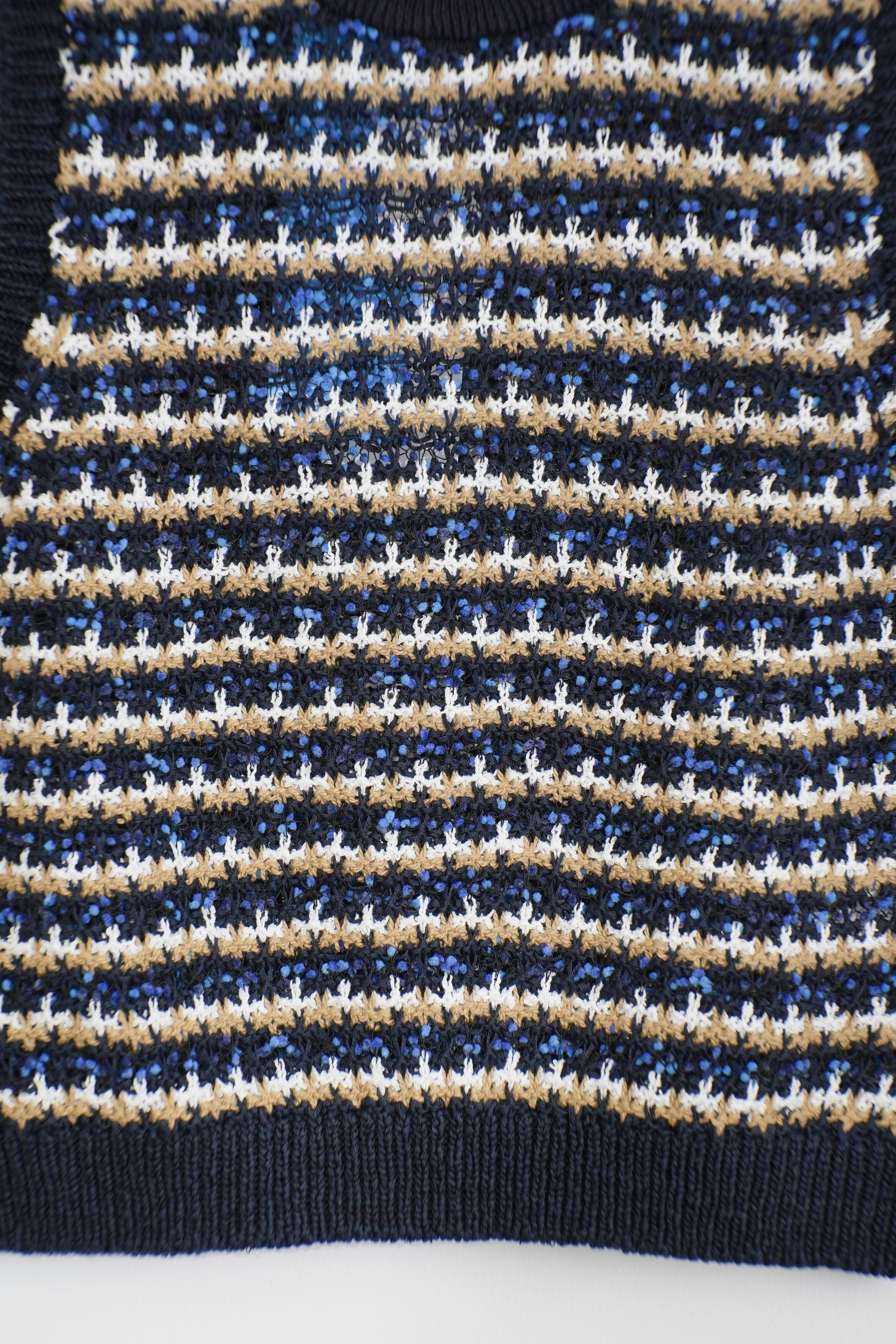 【COOHEM〈women's〉】SUKASHI BORDER KNIT V/T_250326005056