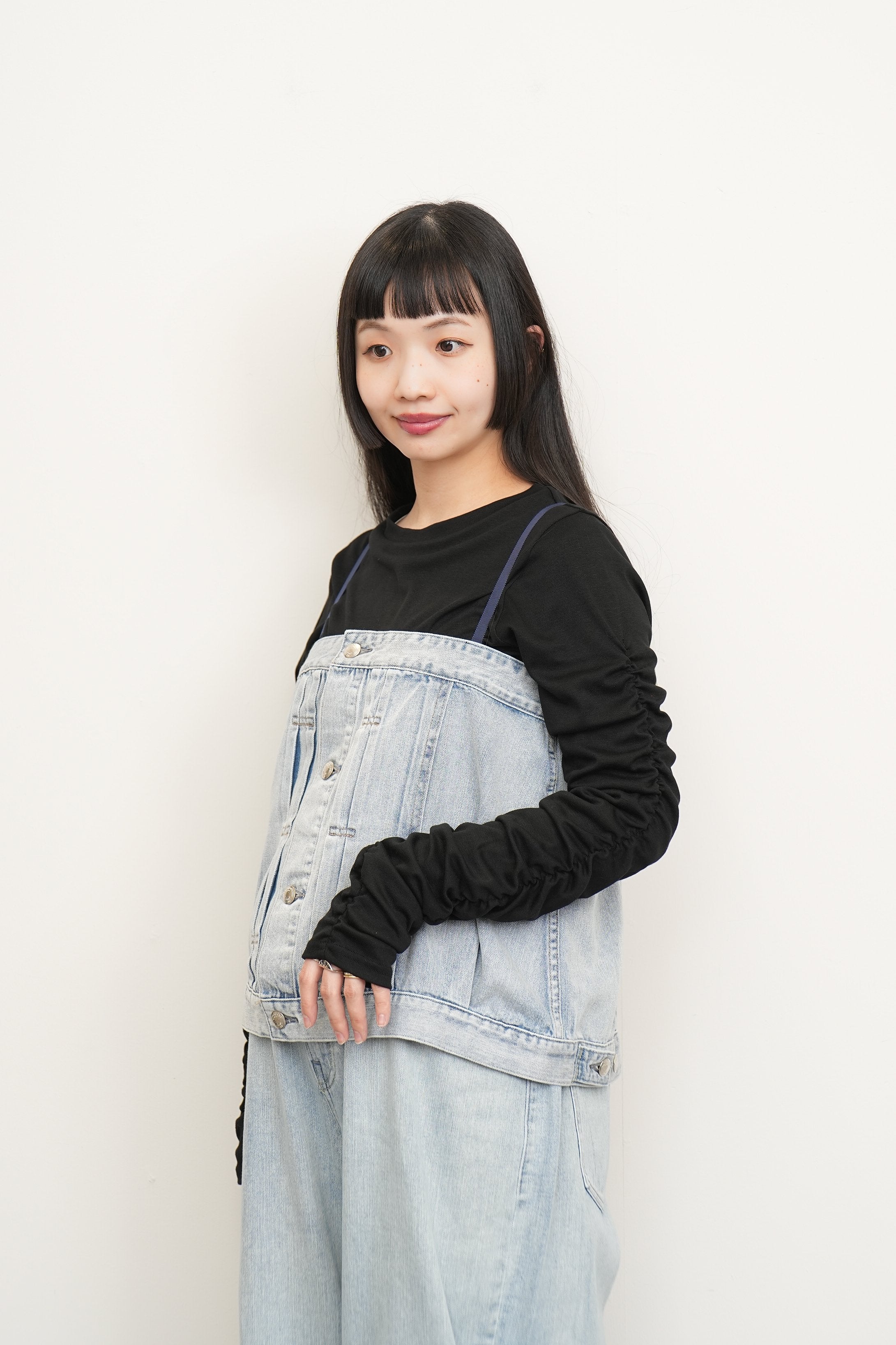 【AGAWD】Shirring Sleeve Tops_250120001067