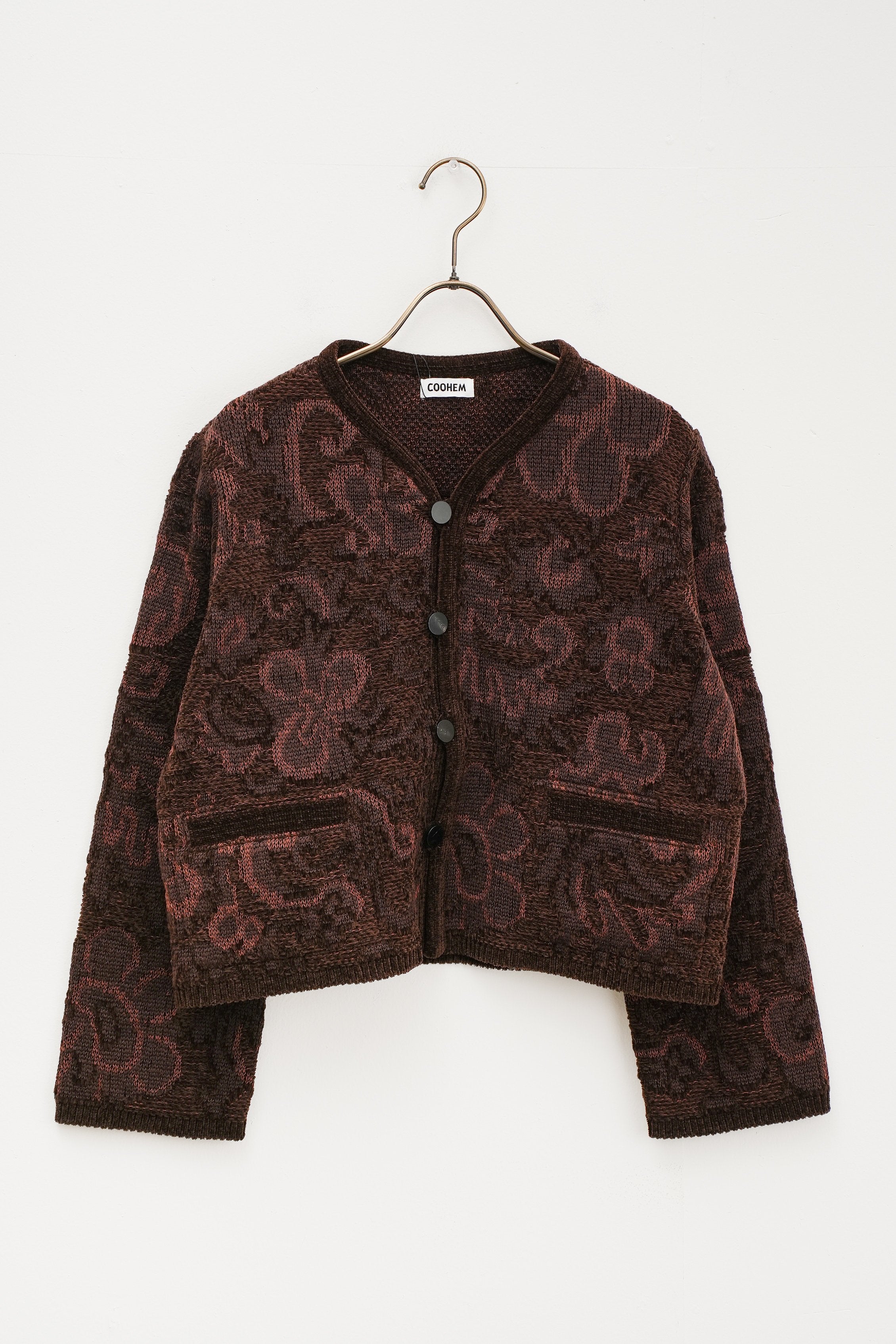 【COOHEM〈women's〉】GOBELIN JACQUARD KNIT JACKET_250828004505