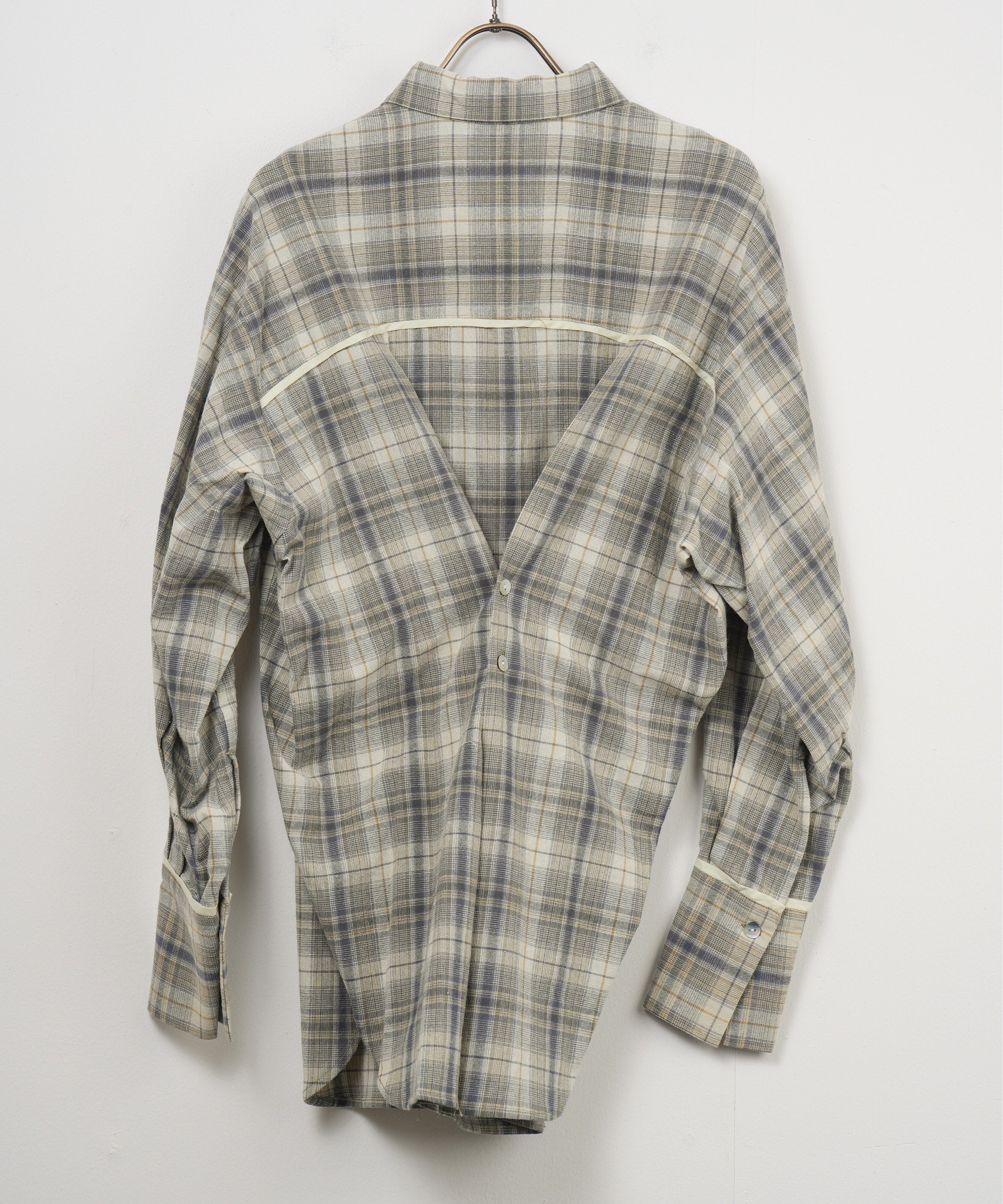 【CHIGNON】チェック2WAYシャツ_250215002387