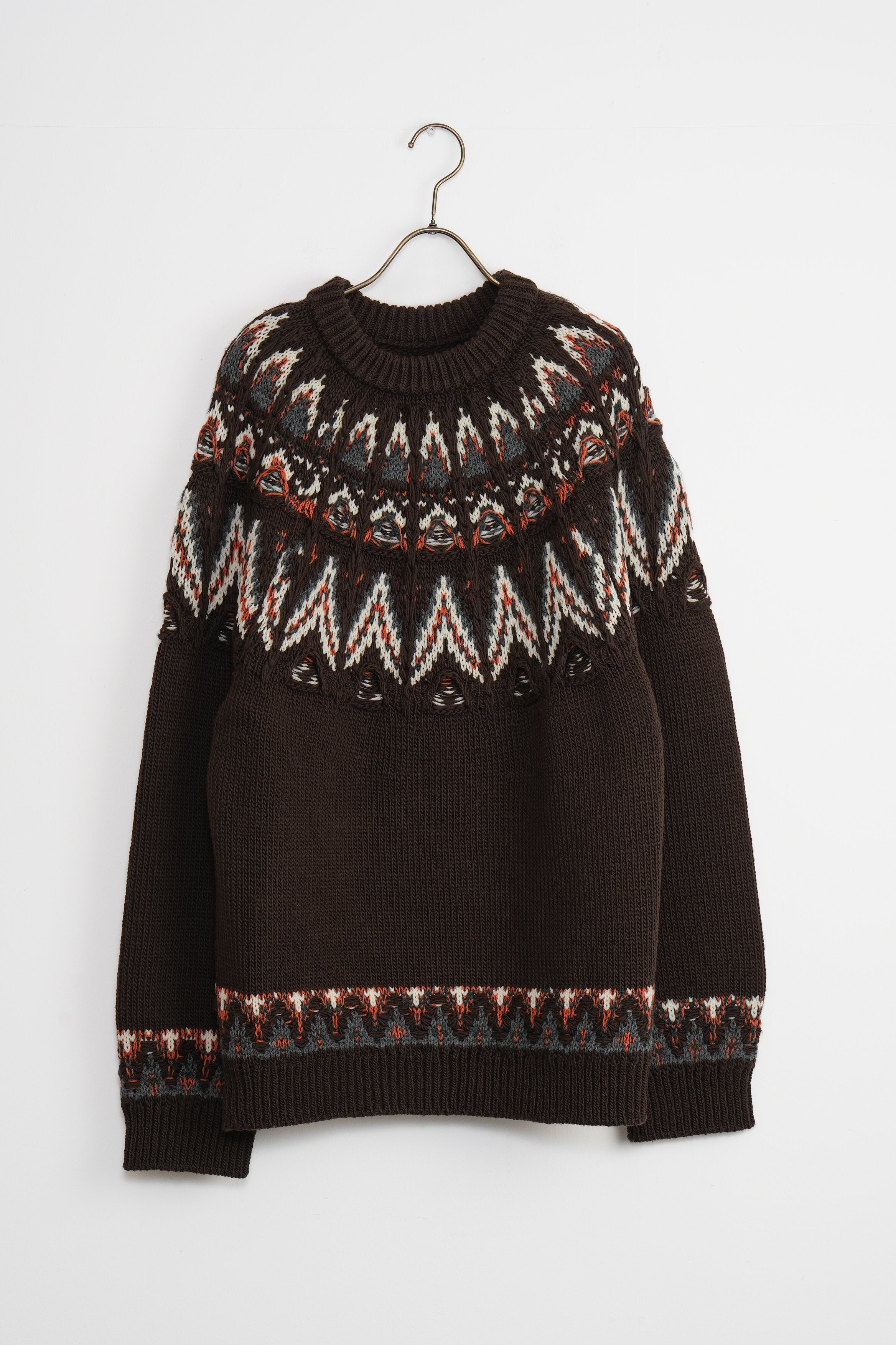 【COOHEM〈men's〉】NORDIC KNIT P/O