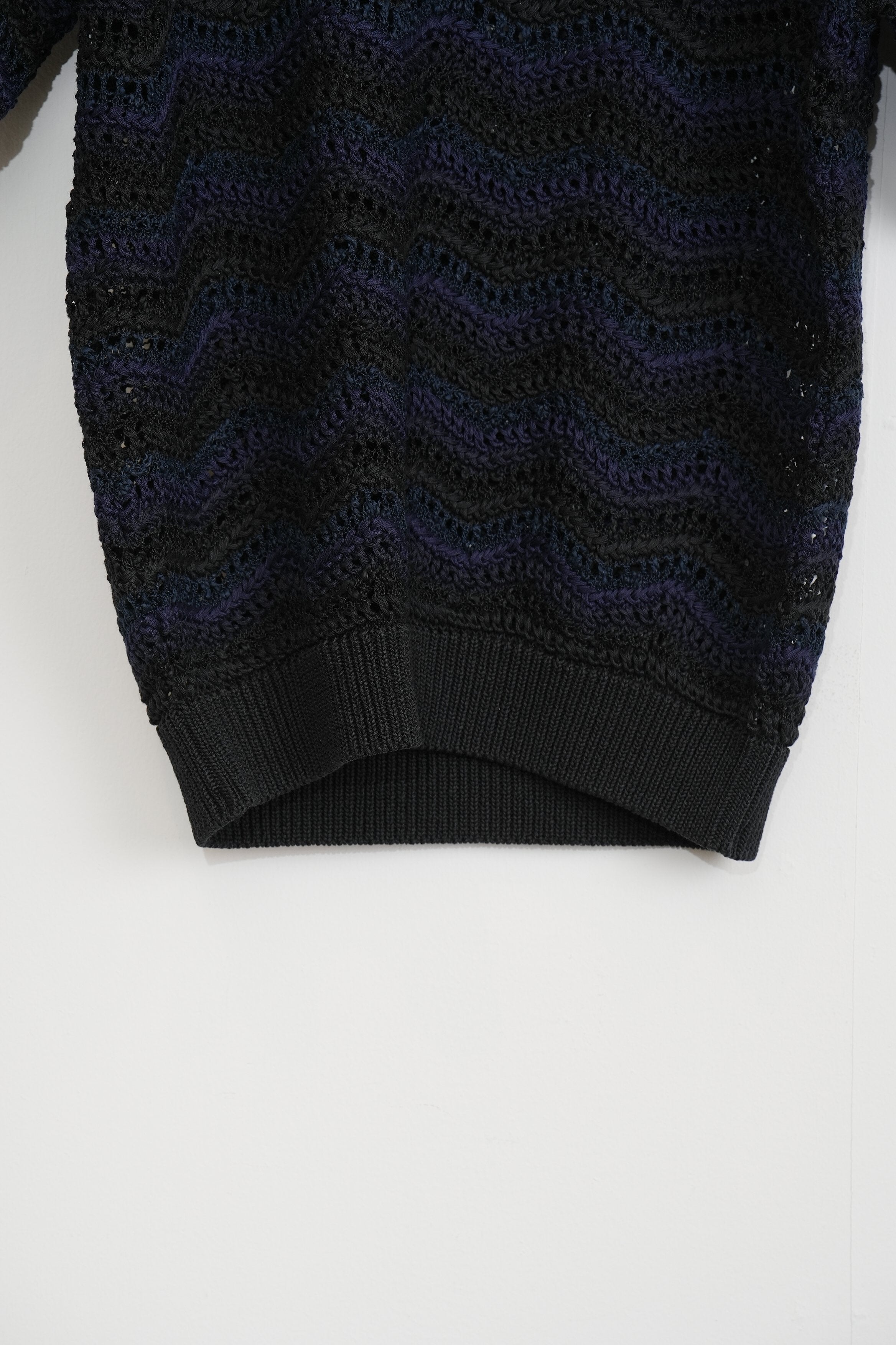 【COOHEM〈men's〉】ZIGZAG SUKASHI KNIT P/O_250326005062