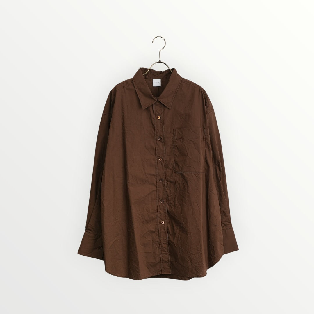 【YENN】WRINKLE BIG SHIRT_250730003035