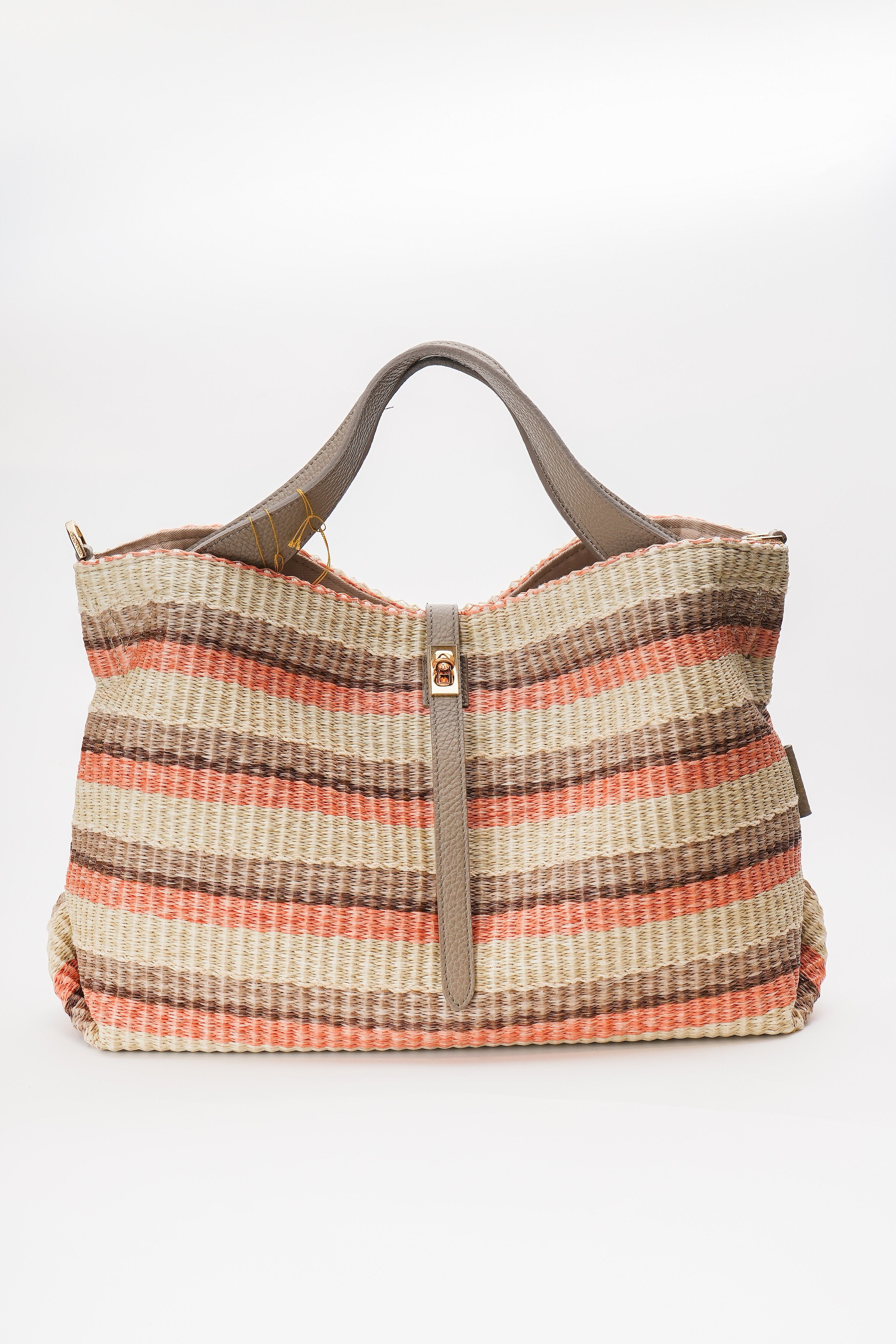 【VIOLAd'ORO】かごバッグ2WAYラフィアシート_250502007858