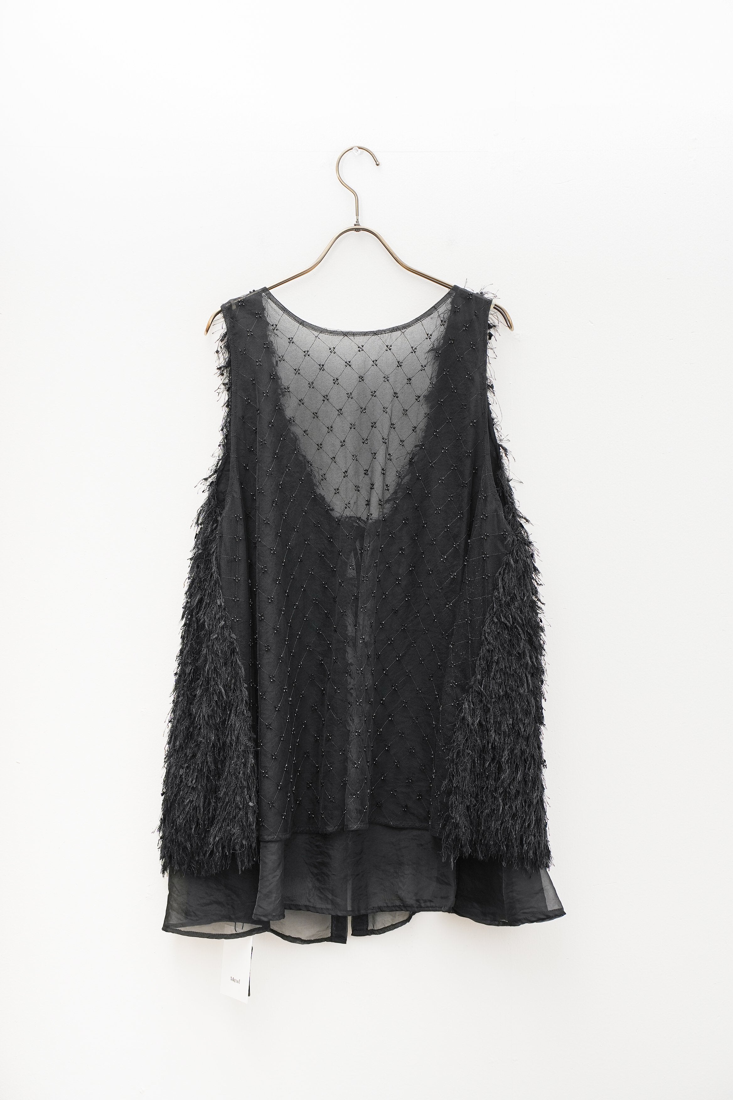 【Mewl】ふわふわジャガードチュニックベスト_250809003686