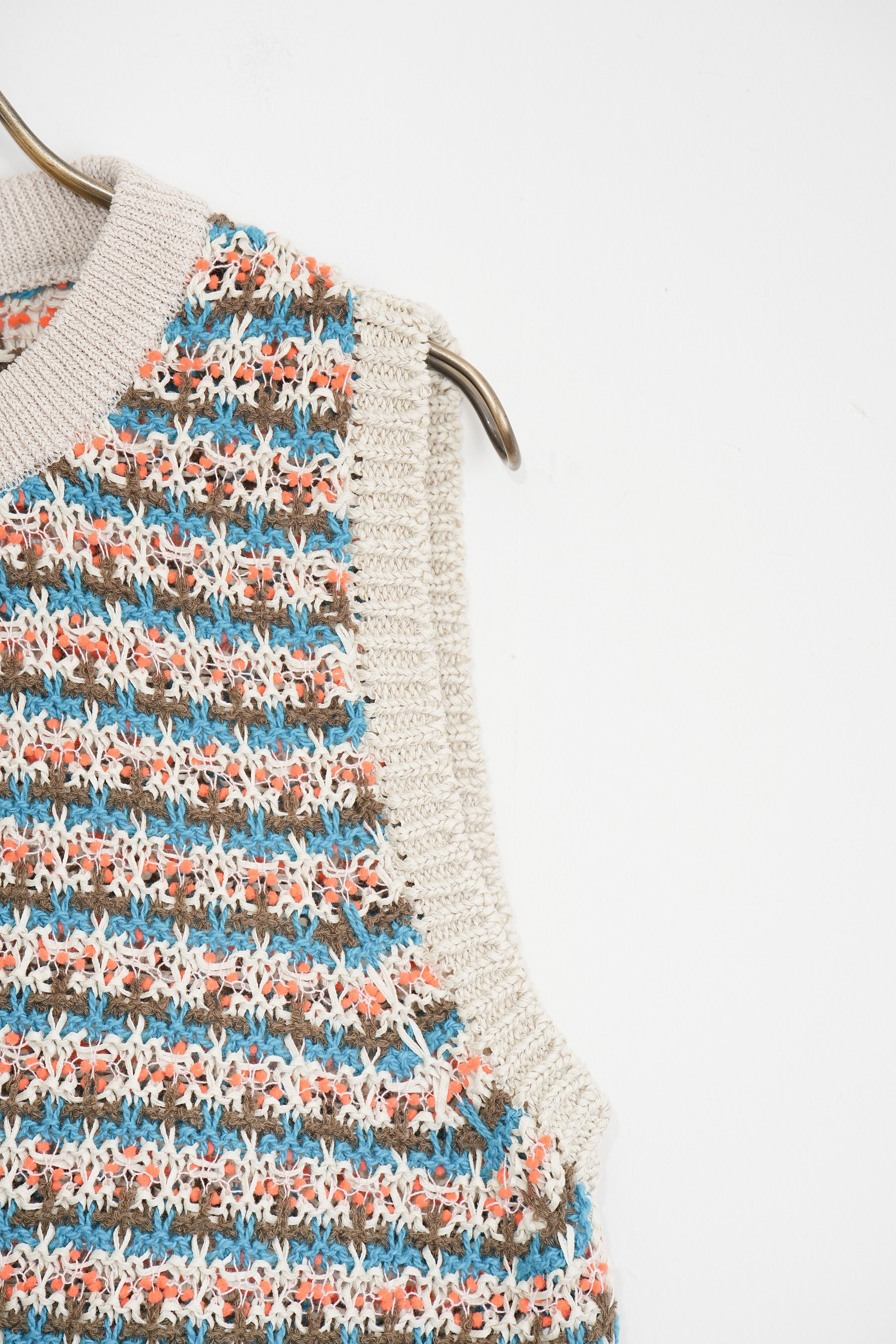 【COOHEM〈women's〉】SUKASHI BORDER KNIT V/T_250326005056