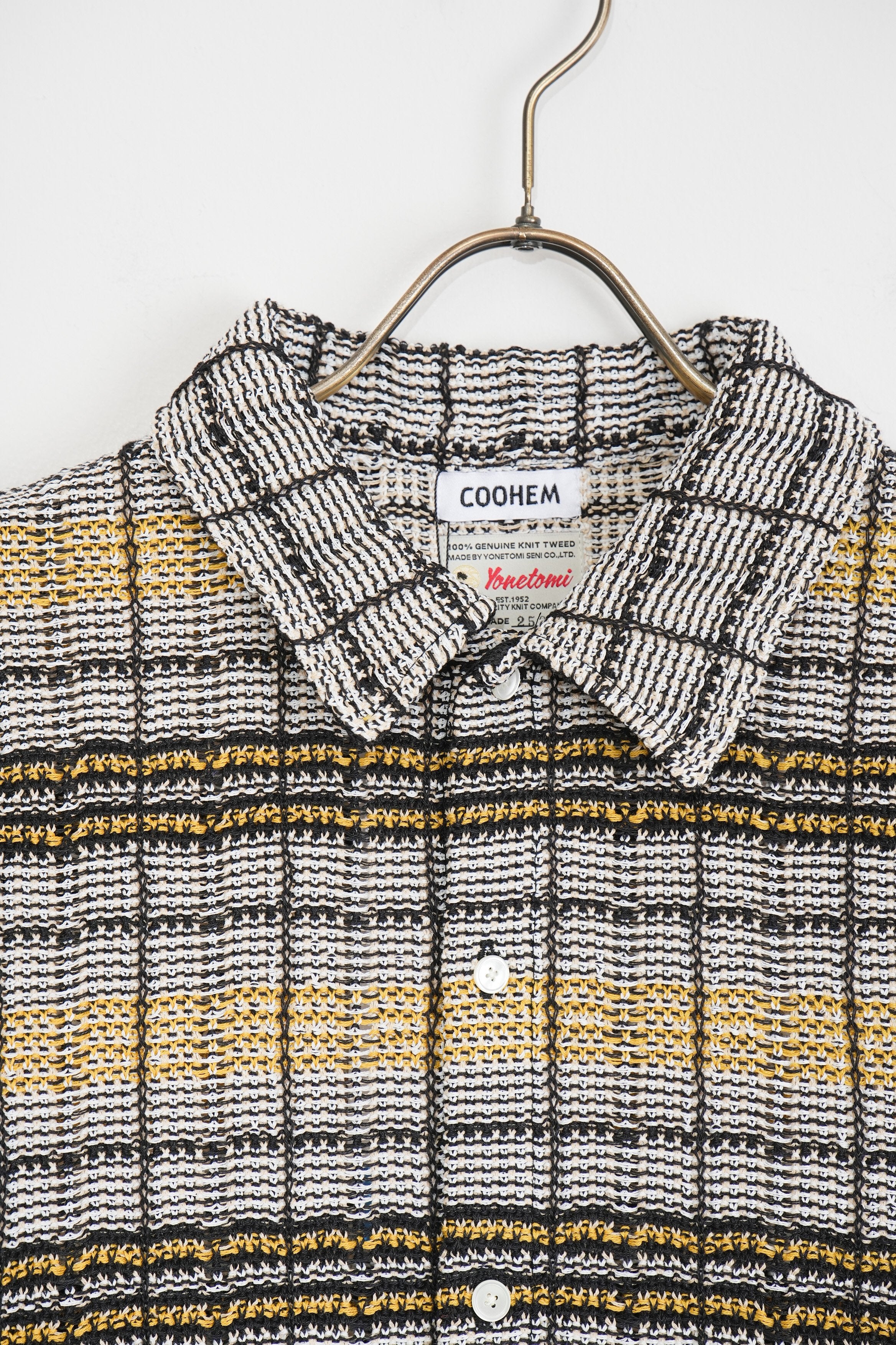 【COOHEM〈men's〉】SUKASHI CHECK TWEED S/T_250326005065