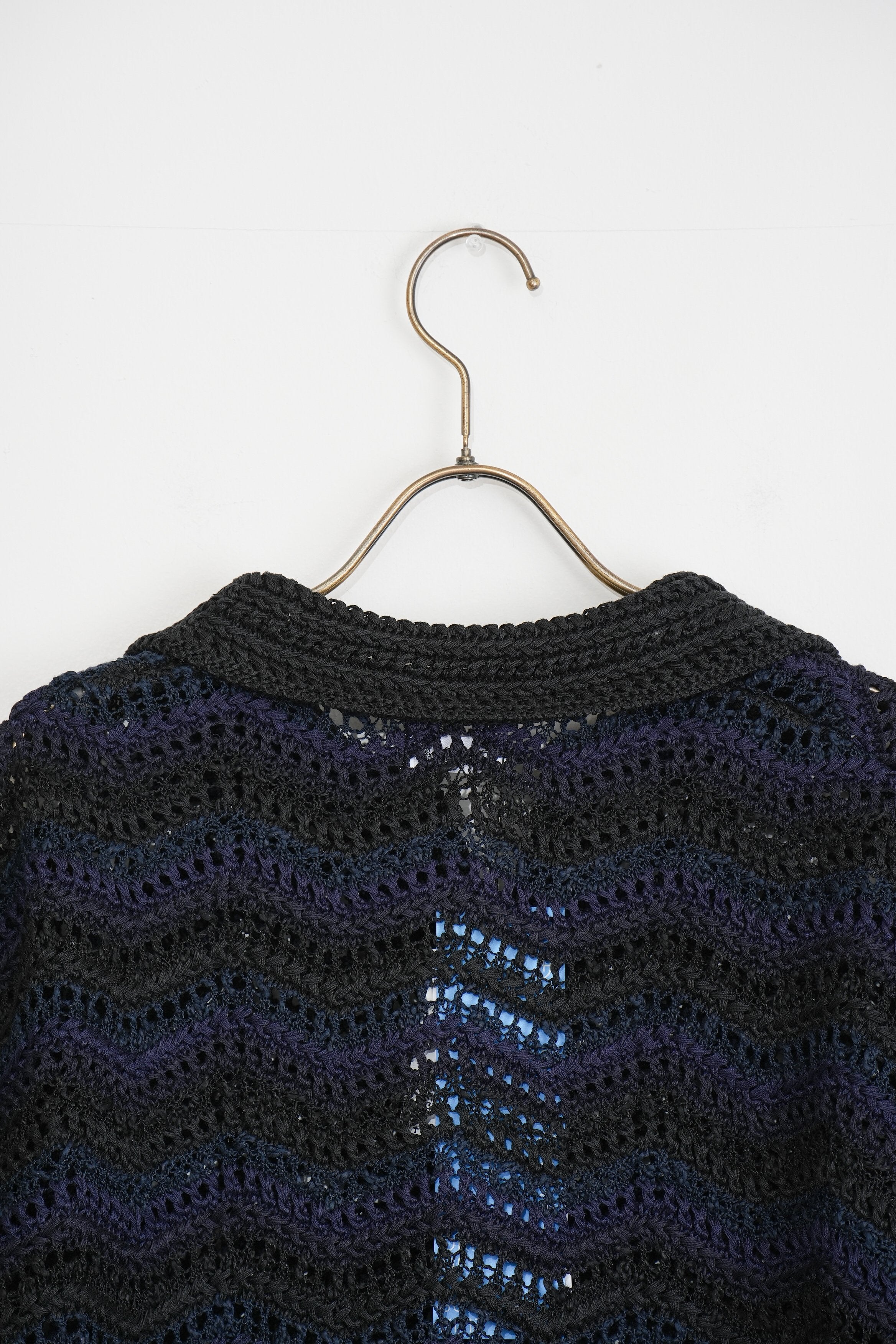 【COOHEM〈men's〉】ZIGZAG SUKASHI KNIT P/O_250326005062