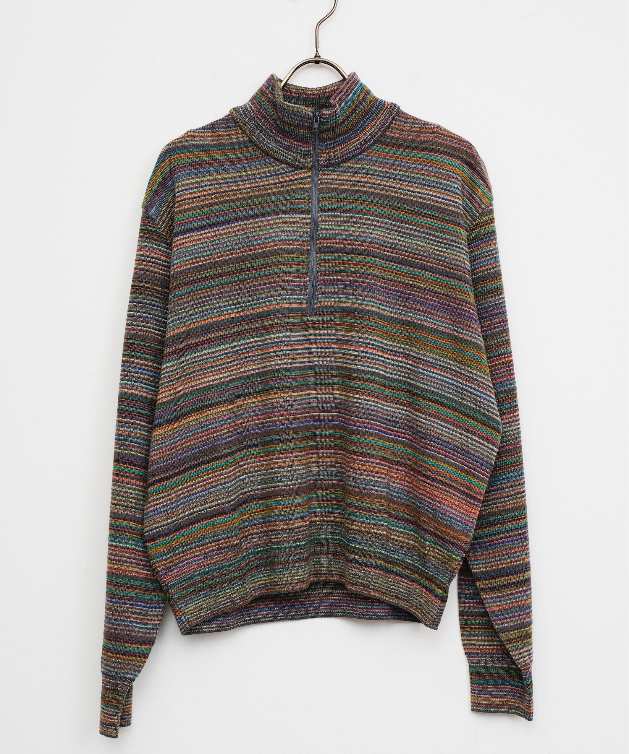 【COOHEM〈women's〉】MULTI KASURI TENJIKU KNIT PULLOVER_250802003310